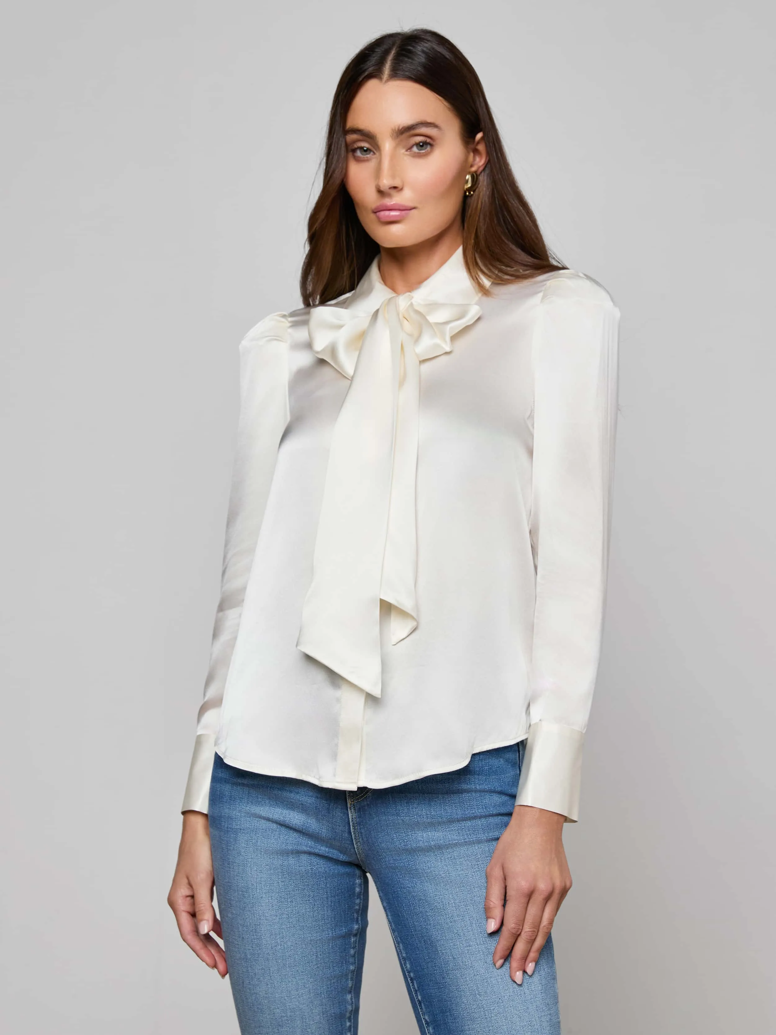 Honey Silk Blouse sold by L'AGENCE