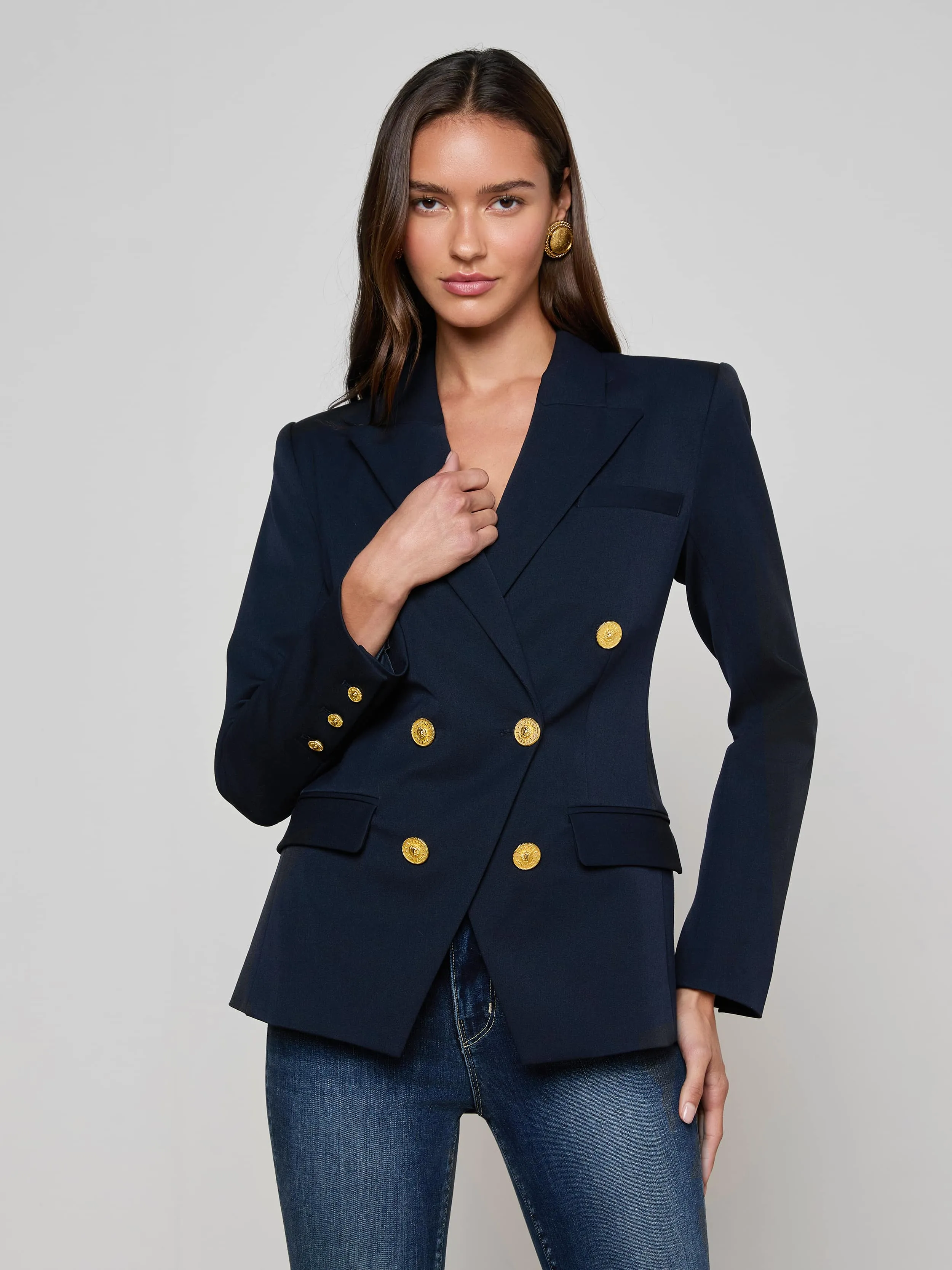 Kyomi Double-Breasted Blazer sold by L'AGENCE