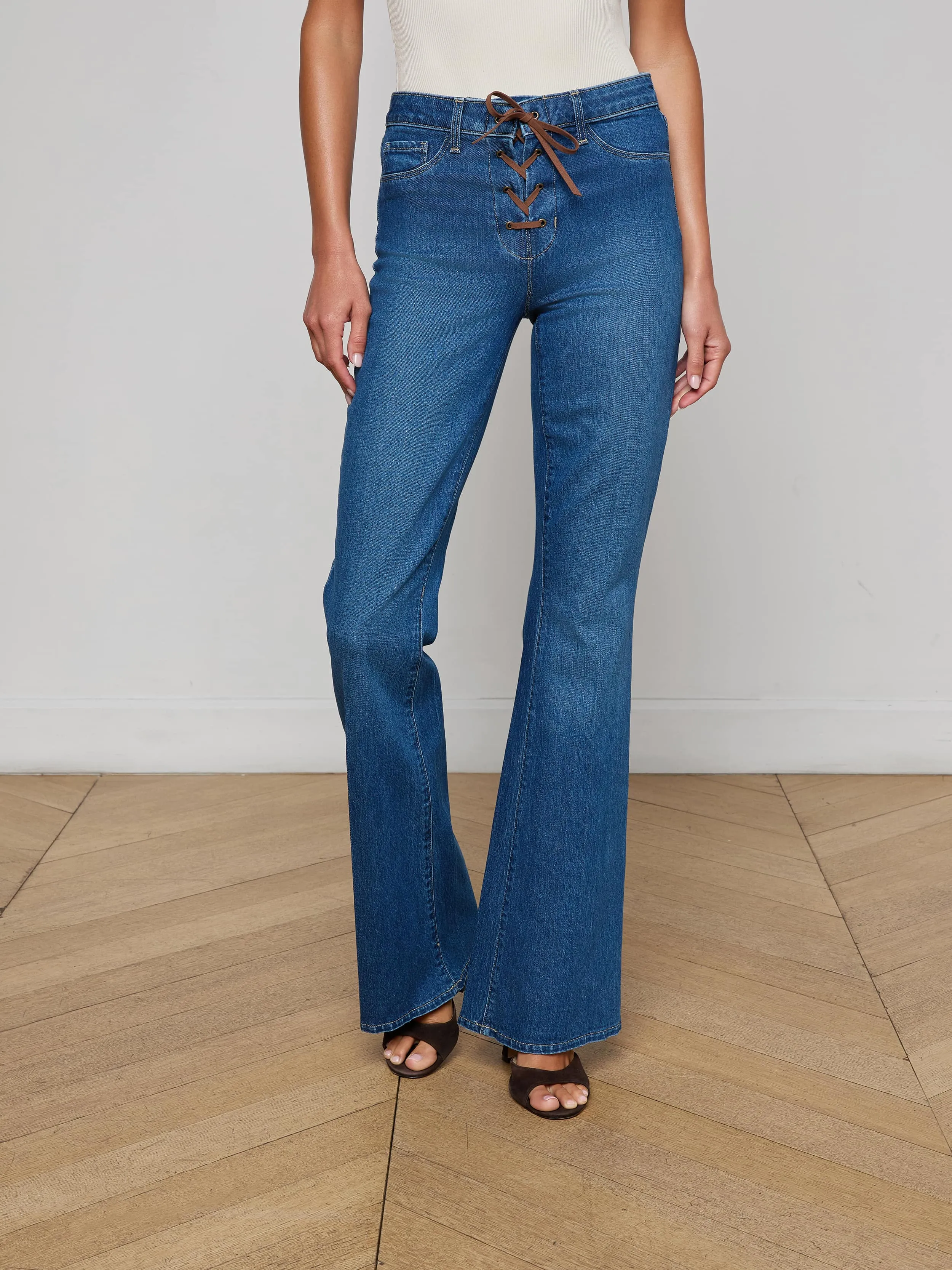 Charis Lace-Up Jean sold by L'AGENCE product image thumbnail 2