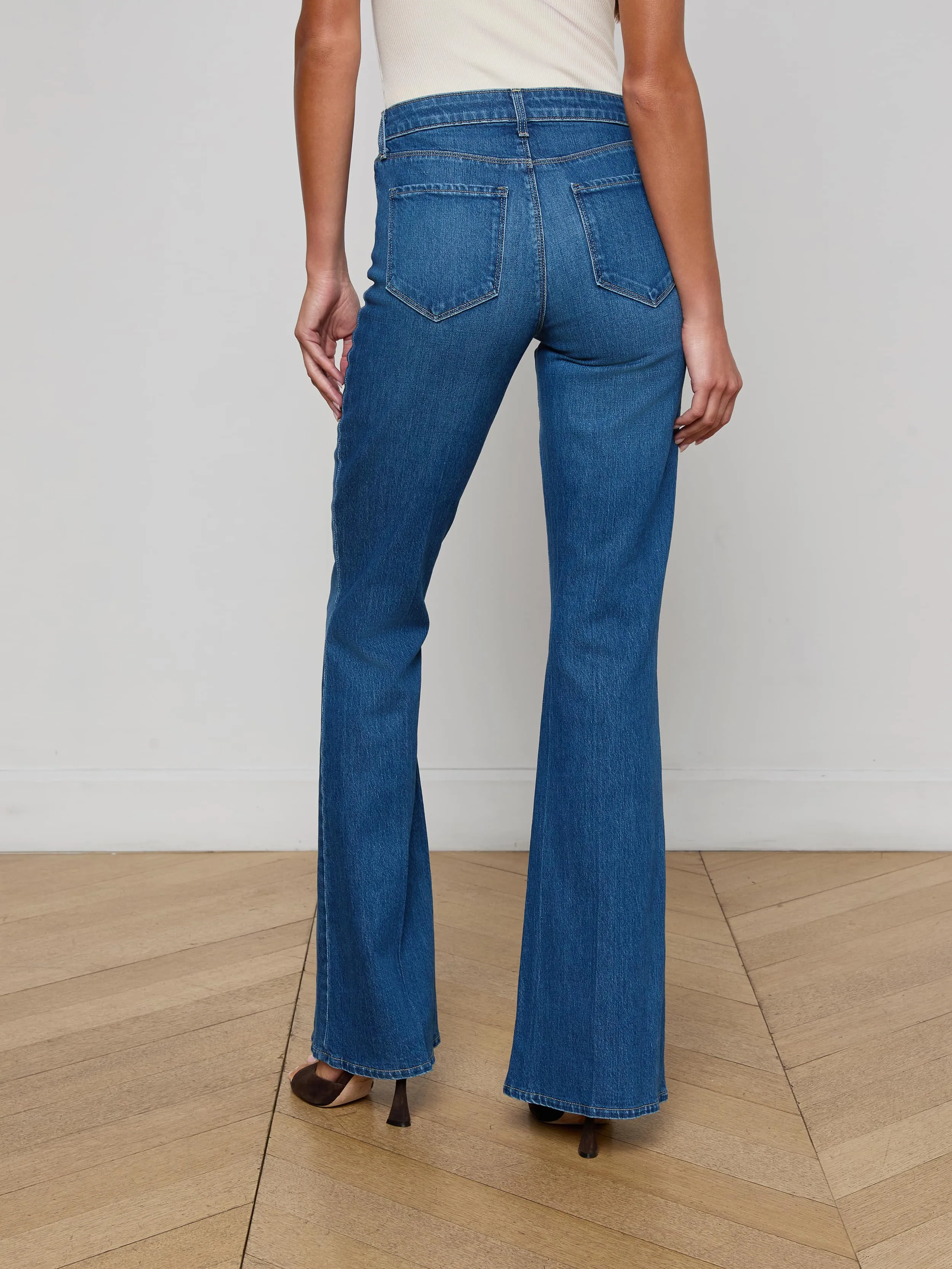 Charis Lace-Up Jean sold by L'AGENCE product image thumbnail 5
