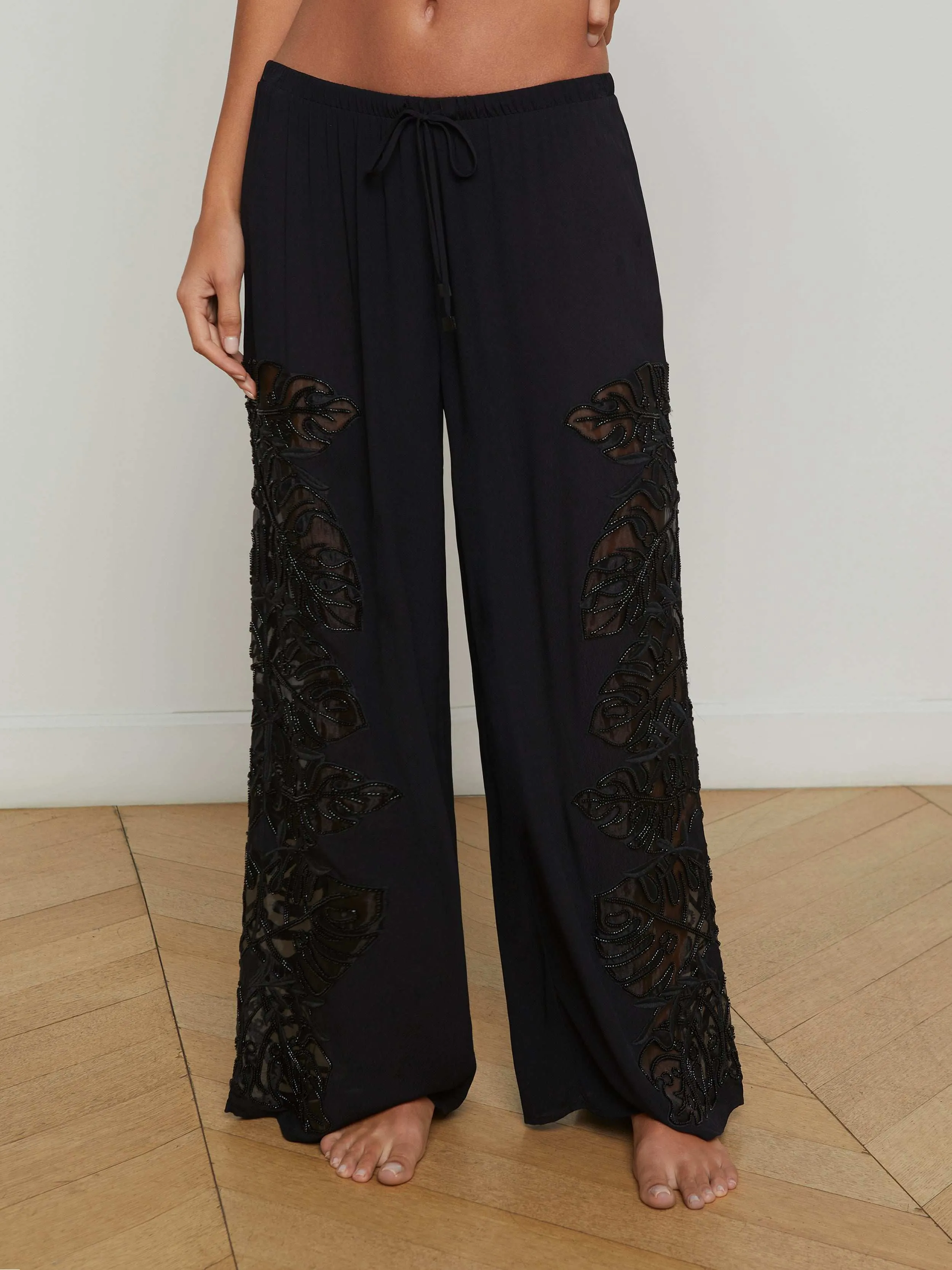 Geraldine Embellished Cover-Up Pant sold by L'AGENCE product image thumbnail 2