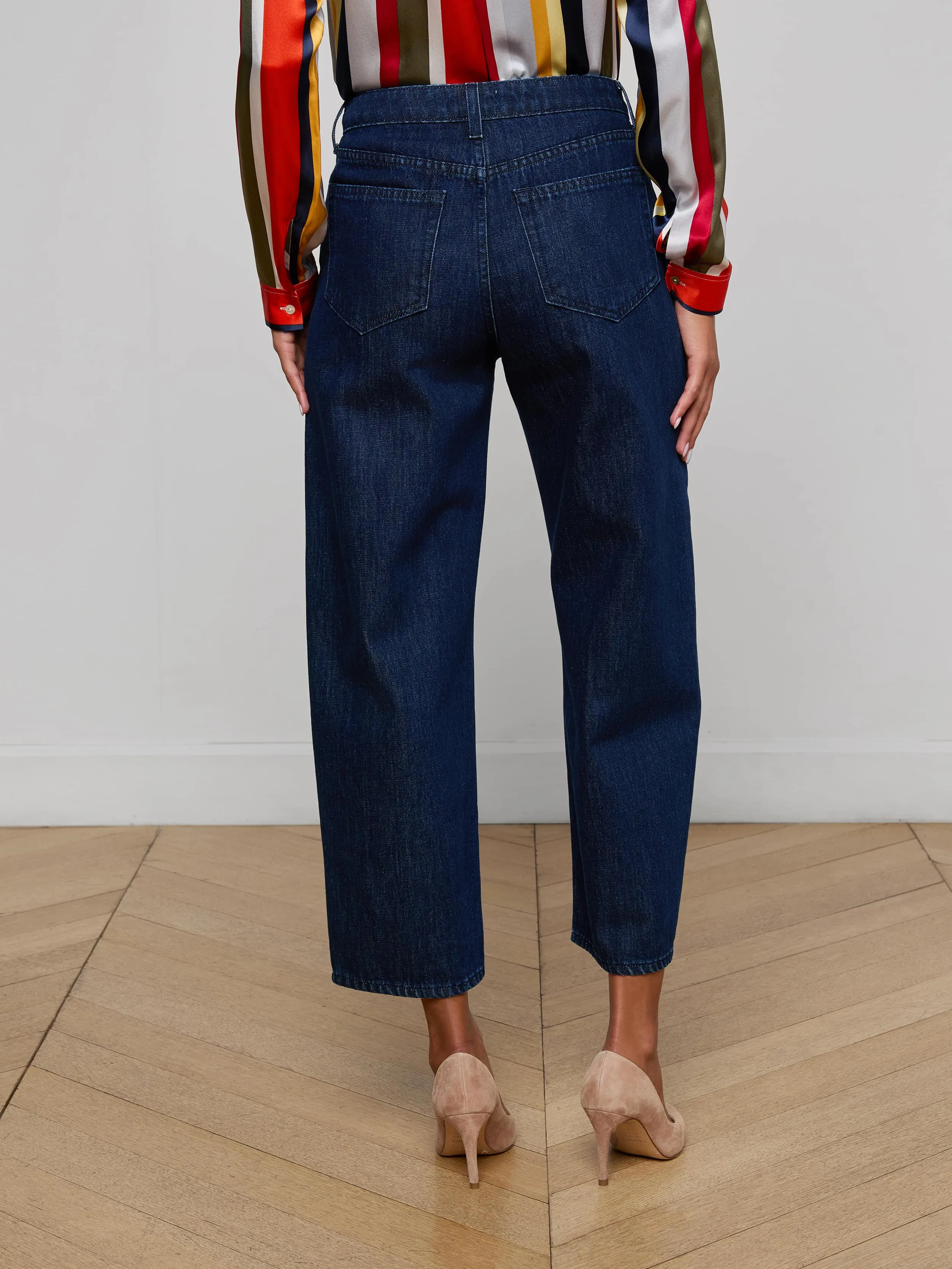 Mallis Bow-Leg Jean sold by L'AGENCE product image thumbnail 4