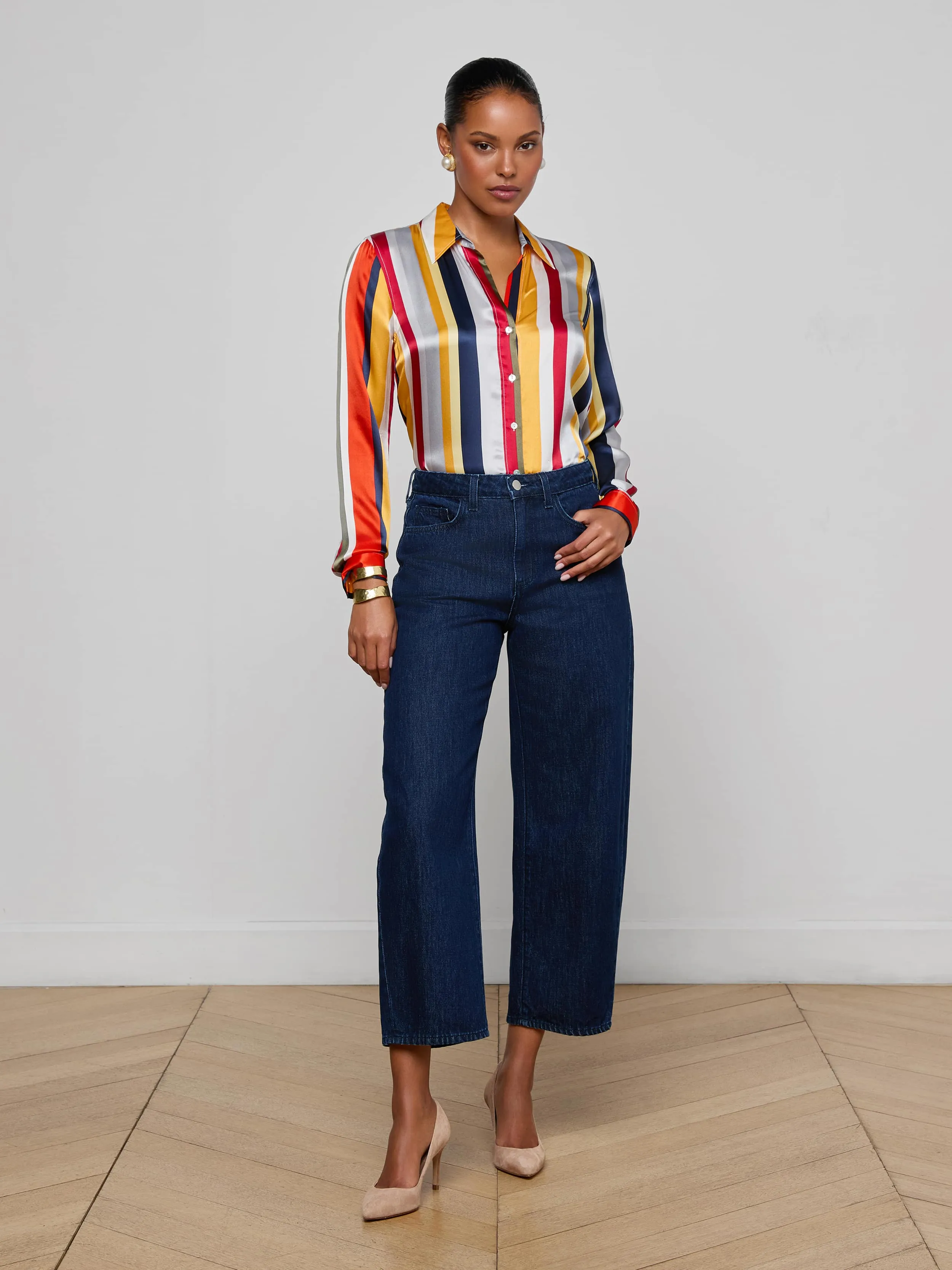 Mallis Bow-Leg Jean sold by L'AGENCE