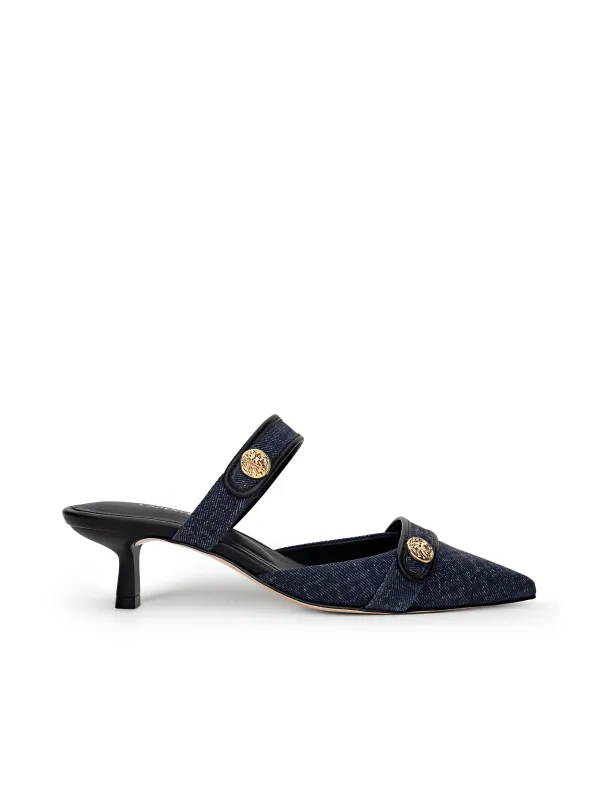 Gilliane Heeled Mule sold by L'AGENCE