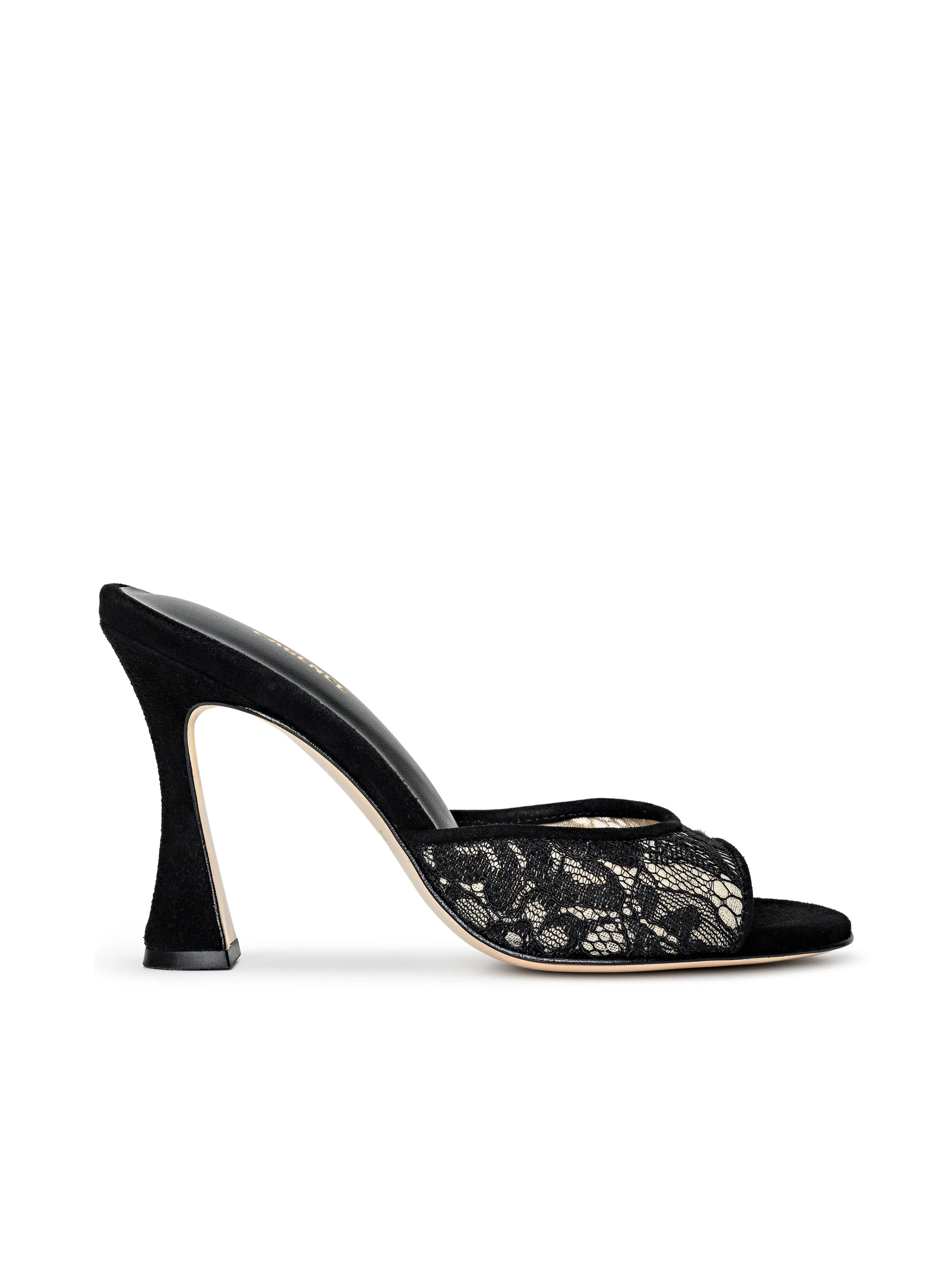 Avery Lace Open-Toe Mule sold by L'AGENCE