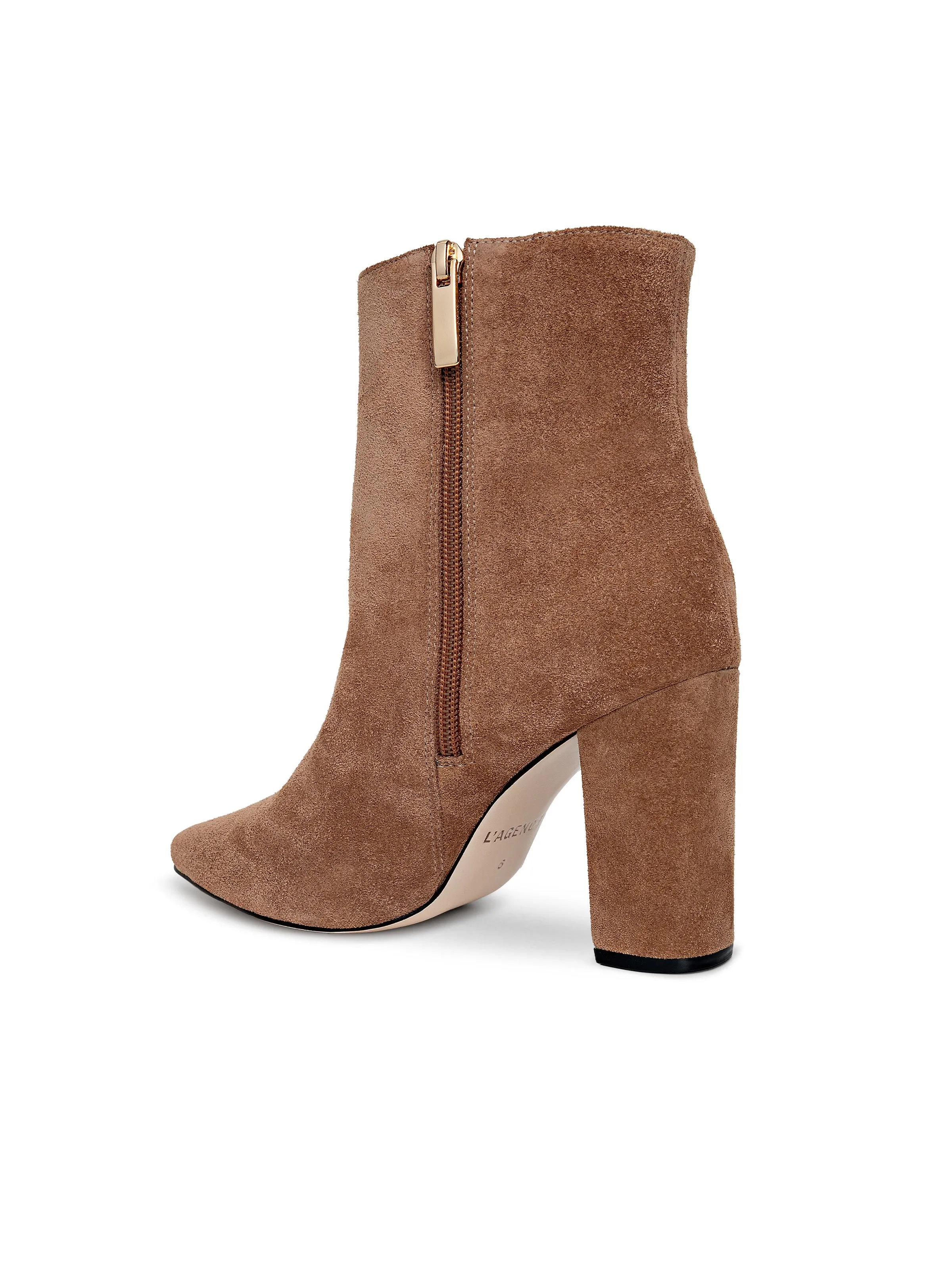 Theodora Block-Heel Bootie sold by L'AGENCE product image thumbnail 4
