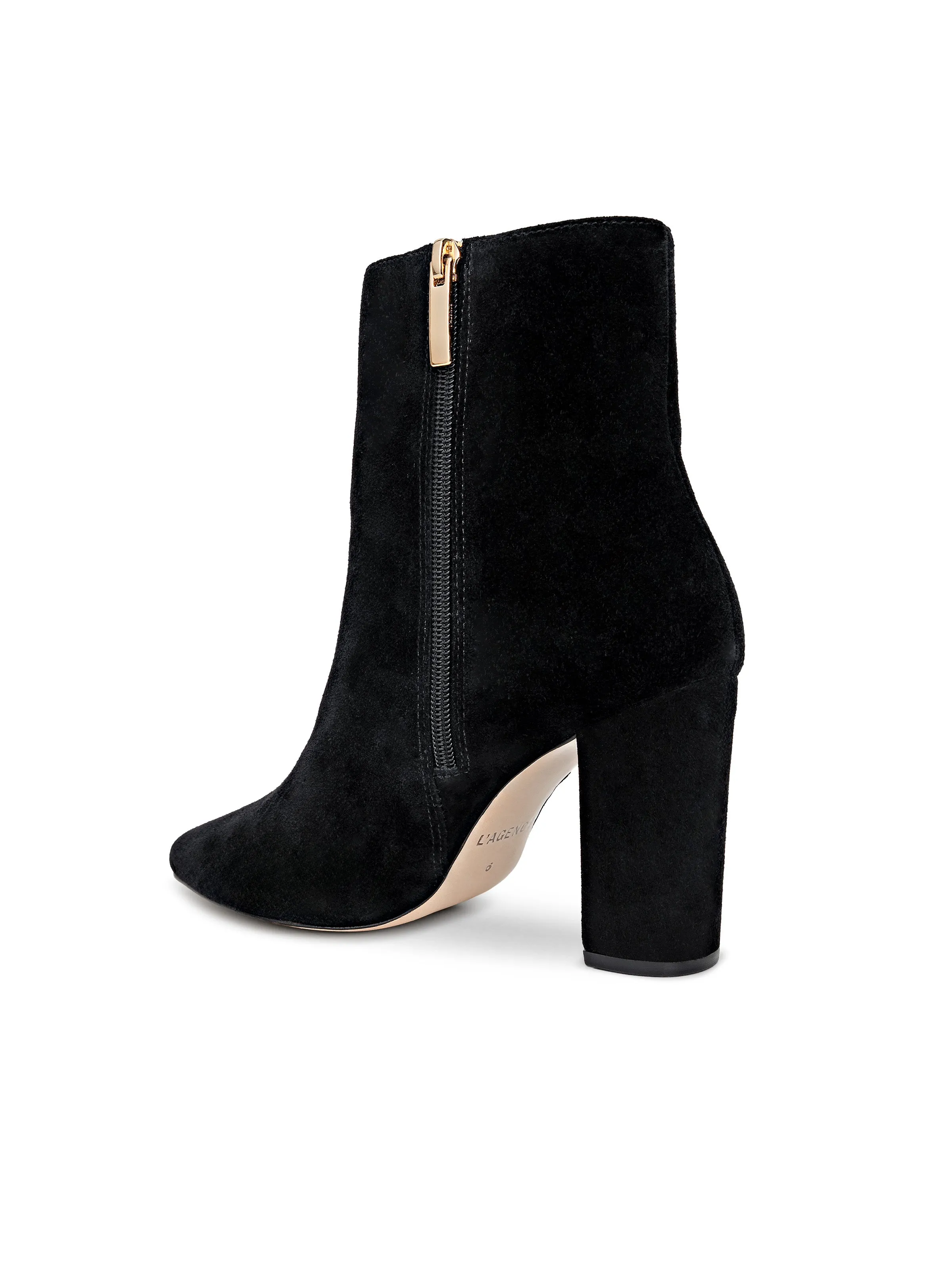 Theodora Block-Heel Bootie sold by L'AGENCE product image thumbnail 4
