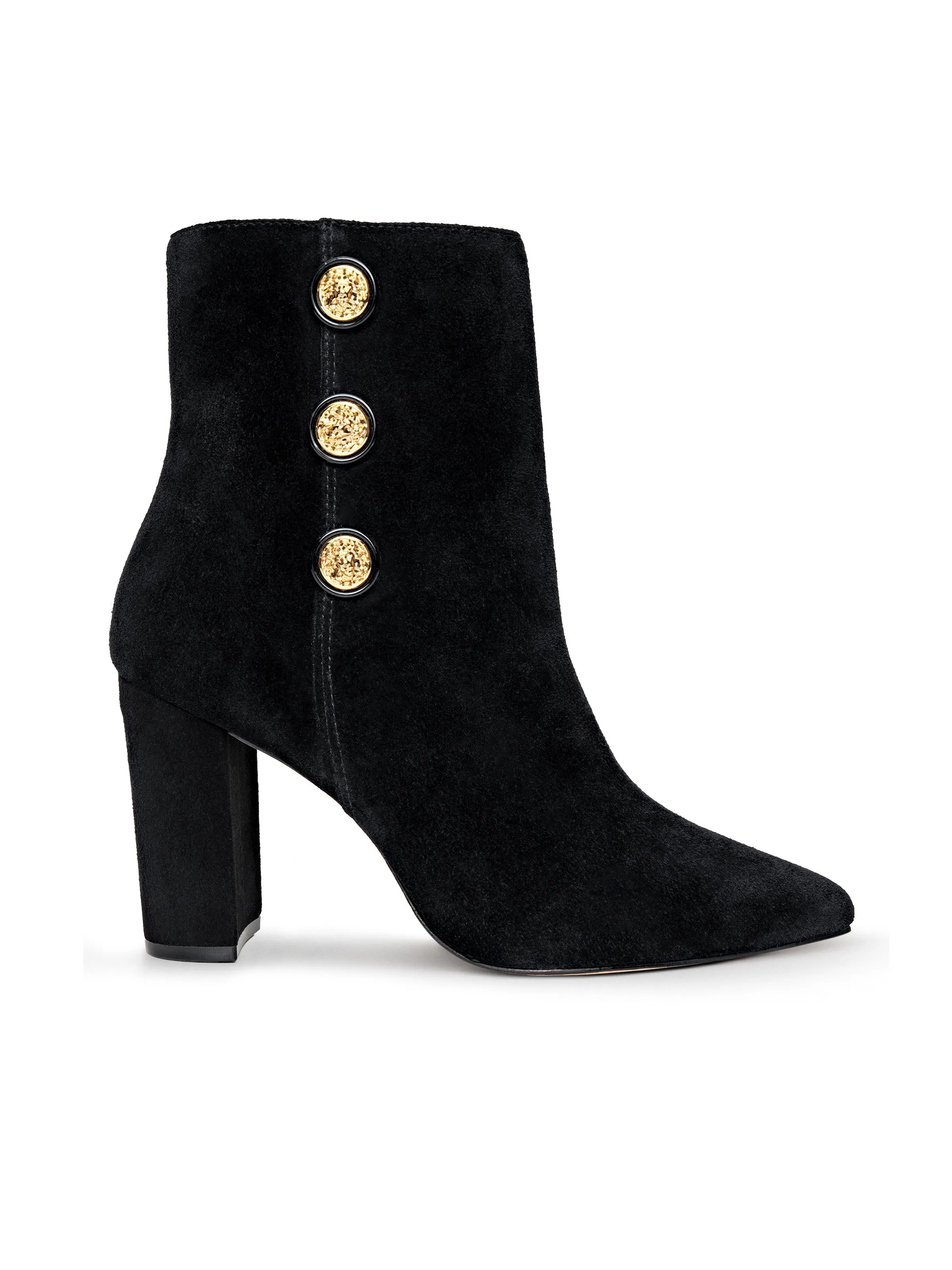 Theodora Block-Heel Bootie sold by L'AGENCE