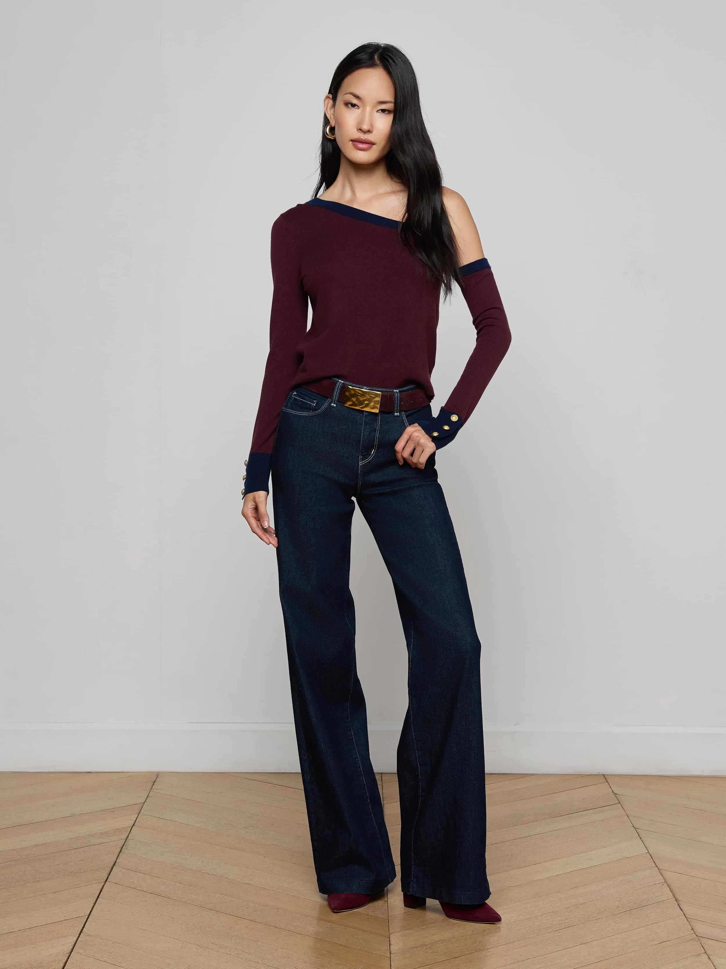 Maeva One-Shoulder Top sold by L'AGENCE product image thumbnail 3