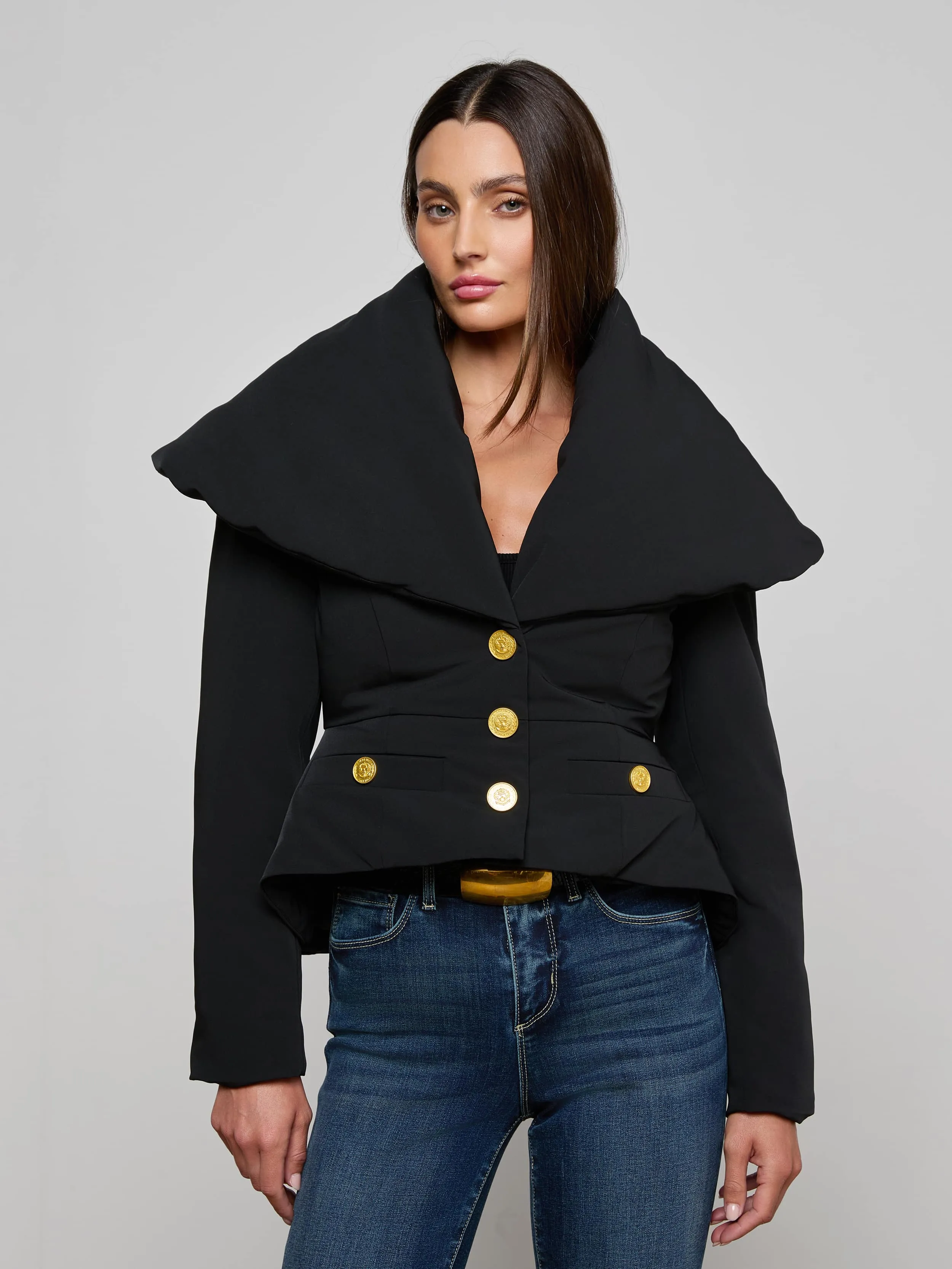 Pippa High Collar Jacket sold by L'AGENCE