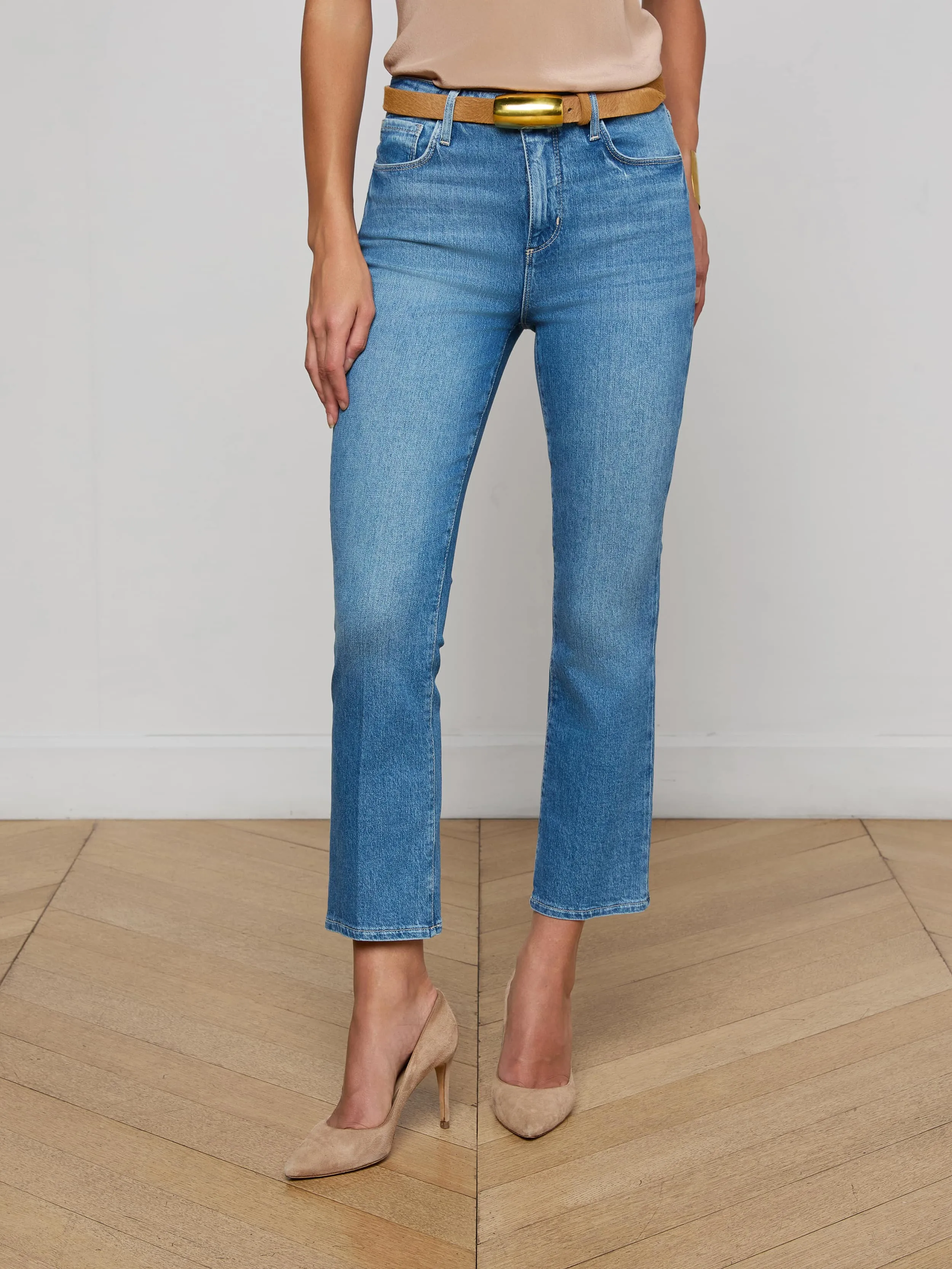 Mira Cropped Bootcut Jean sold by L'AGENCE product image thumbnail 2