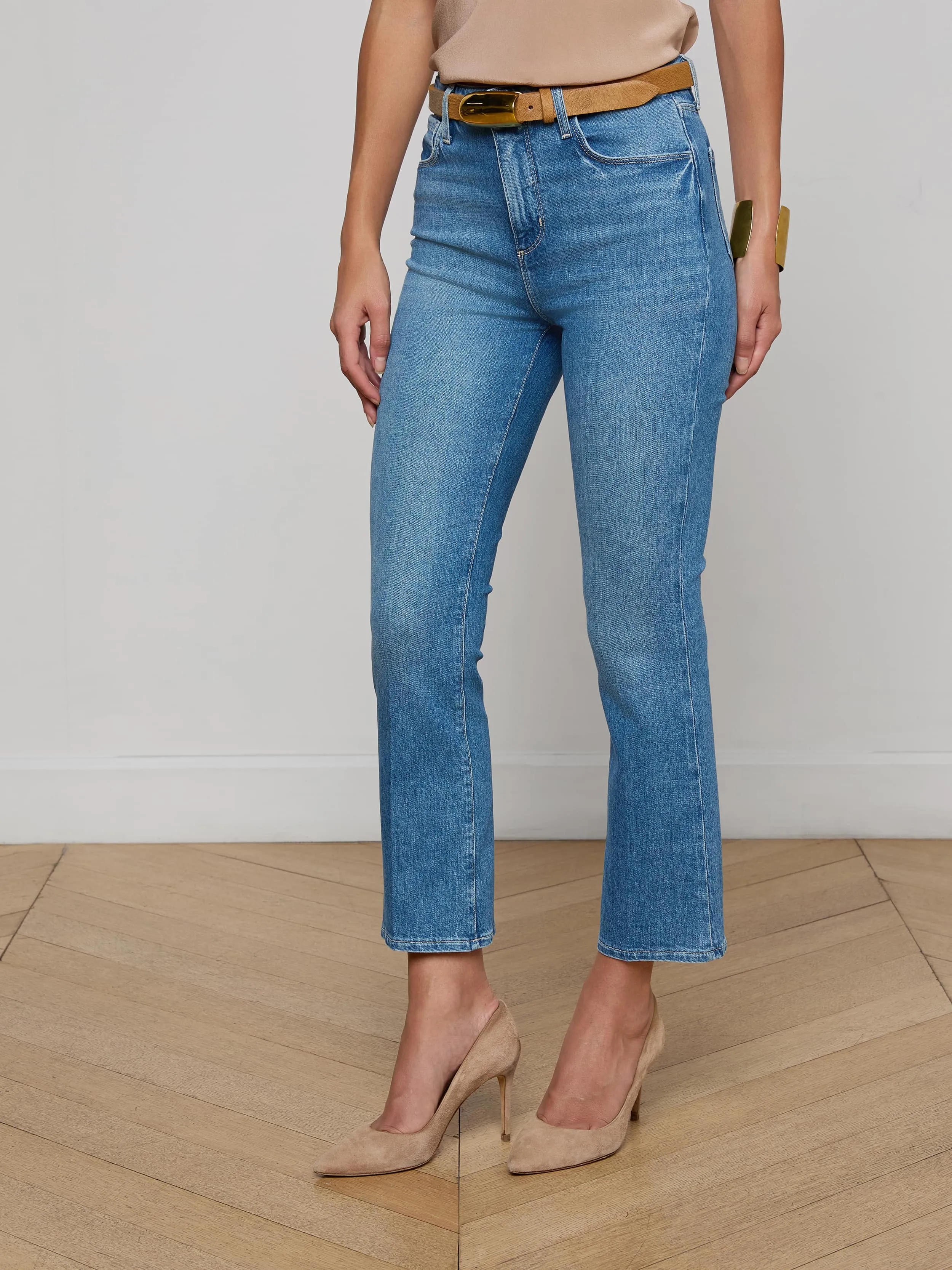 Mira Cropped Bootcut Jean sold by L'AGENCE product image thumbnail 3