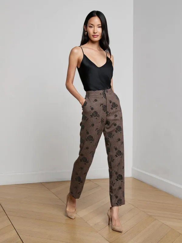 Rebel Flocked Trouser sold by L'AGENCE