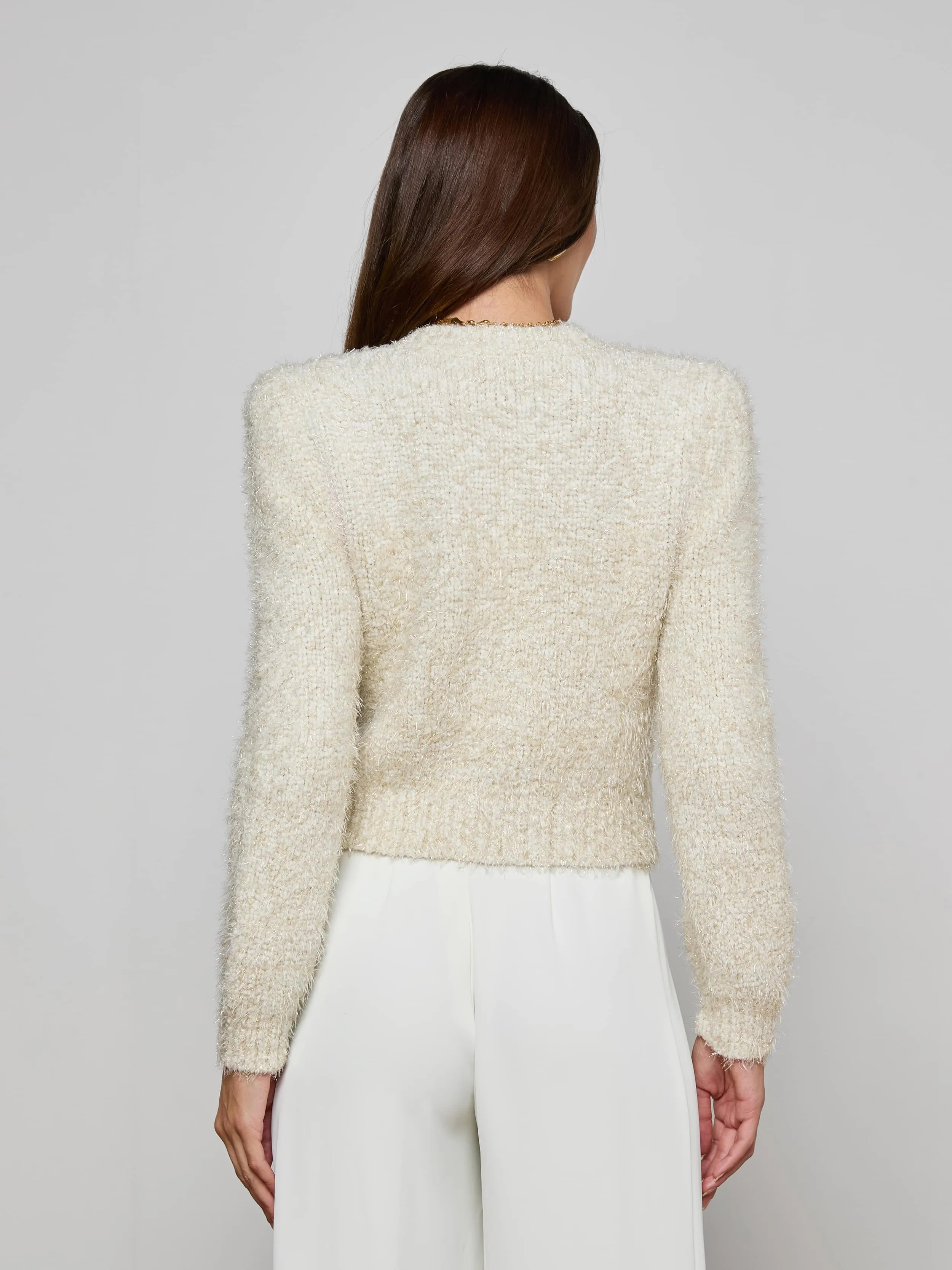 Una Knit Cardigan sold by L'AGENCE product image thumbnail 4