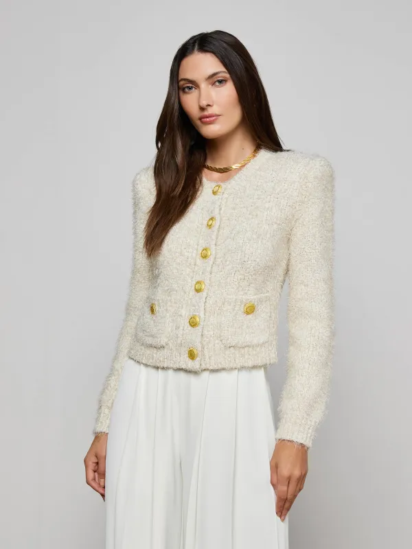 Una Knit Cardigan sold by L'AGENCE