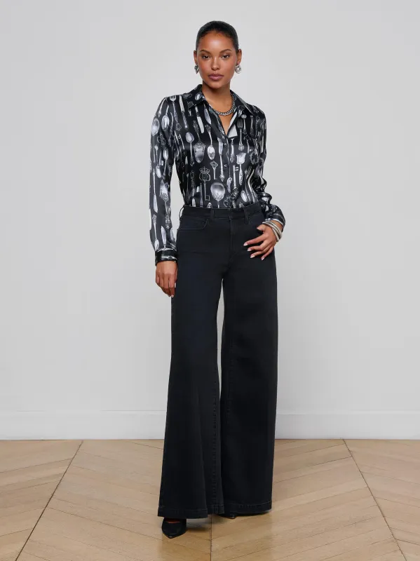Quincy Wide-Leg Jean sold by L'AGENCE