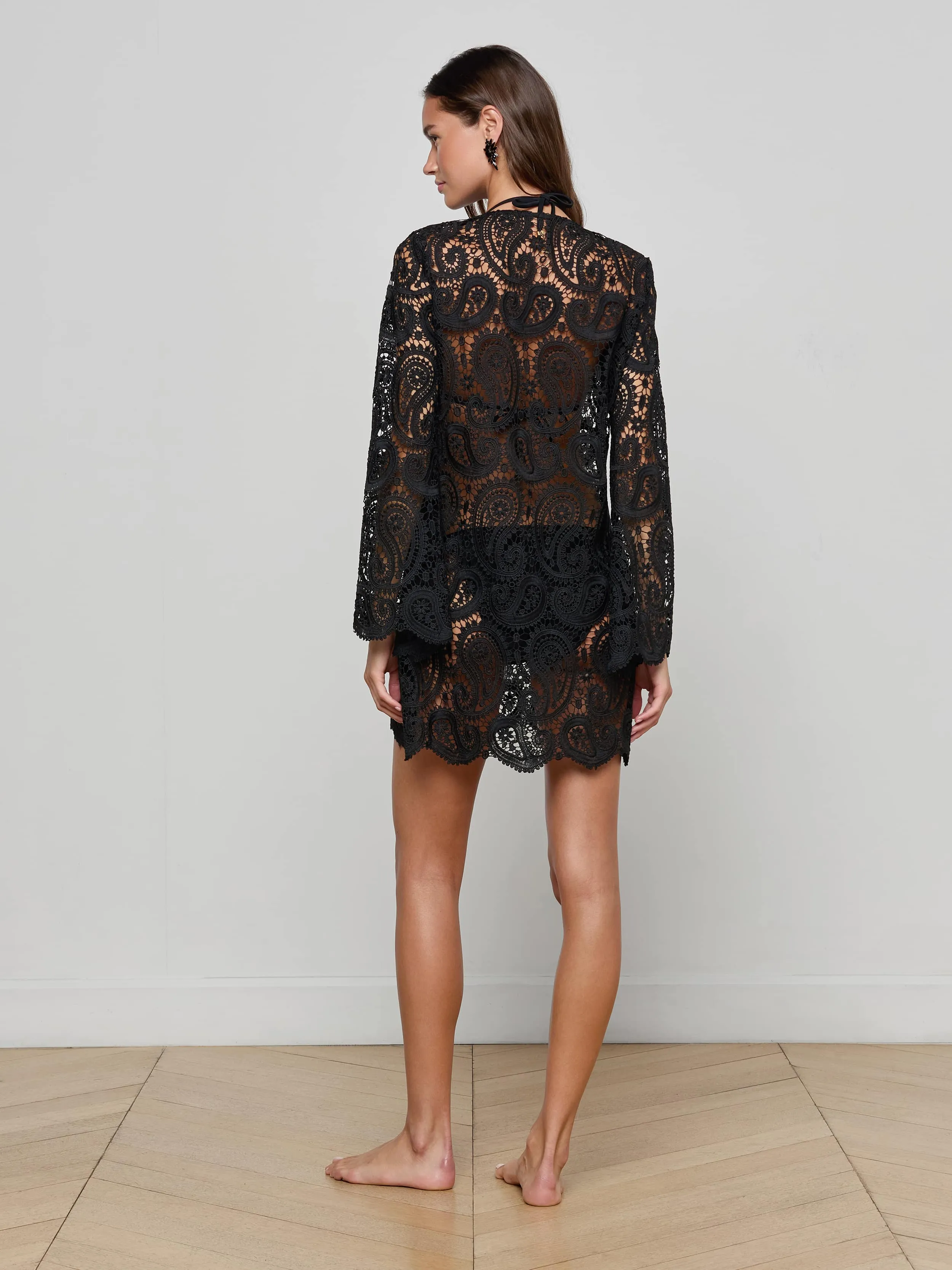 Ansley Cover-Up Dress sold by L'AGENCE product image thumbnail 4