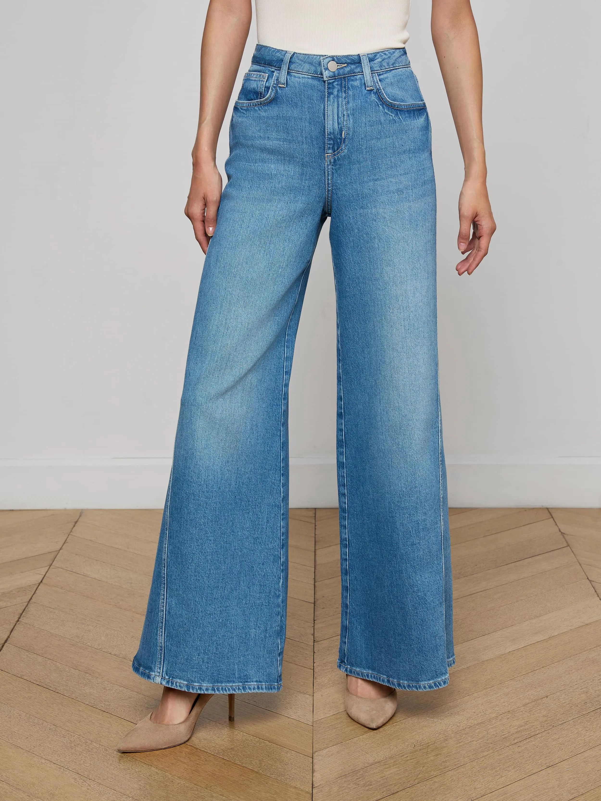 Beau Wide-Leg Jean sold by L'AGENCE product image thumbnail 2