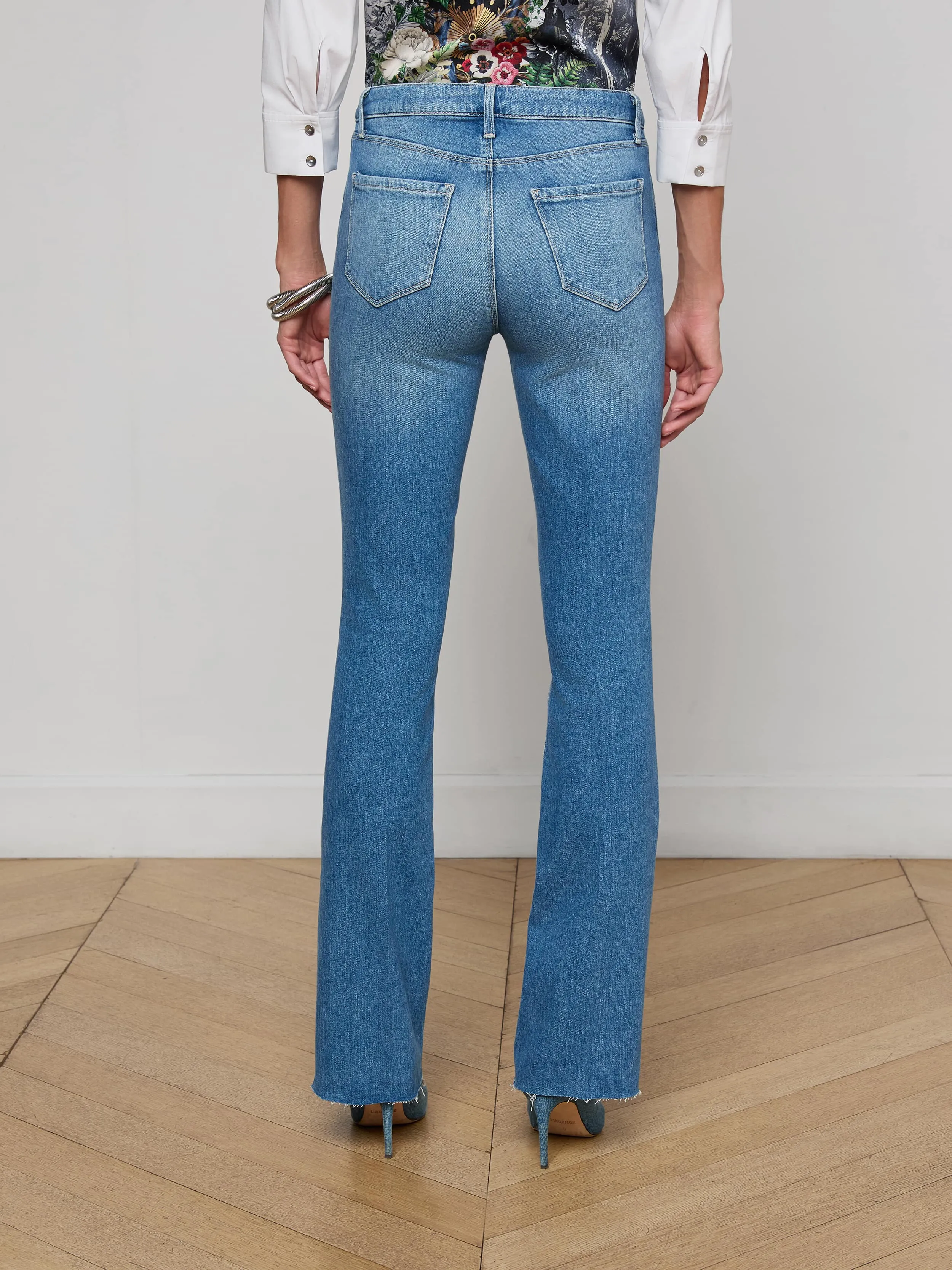 Ruth Straight-Leg Jean sold by L'AGENCE product image thumbnail 4