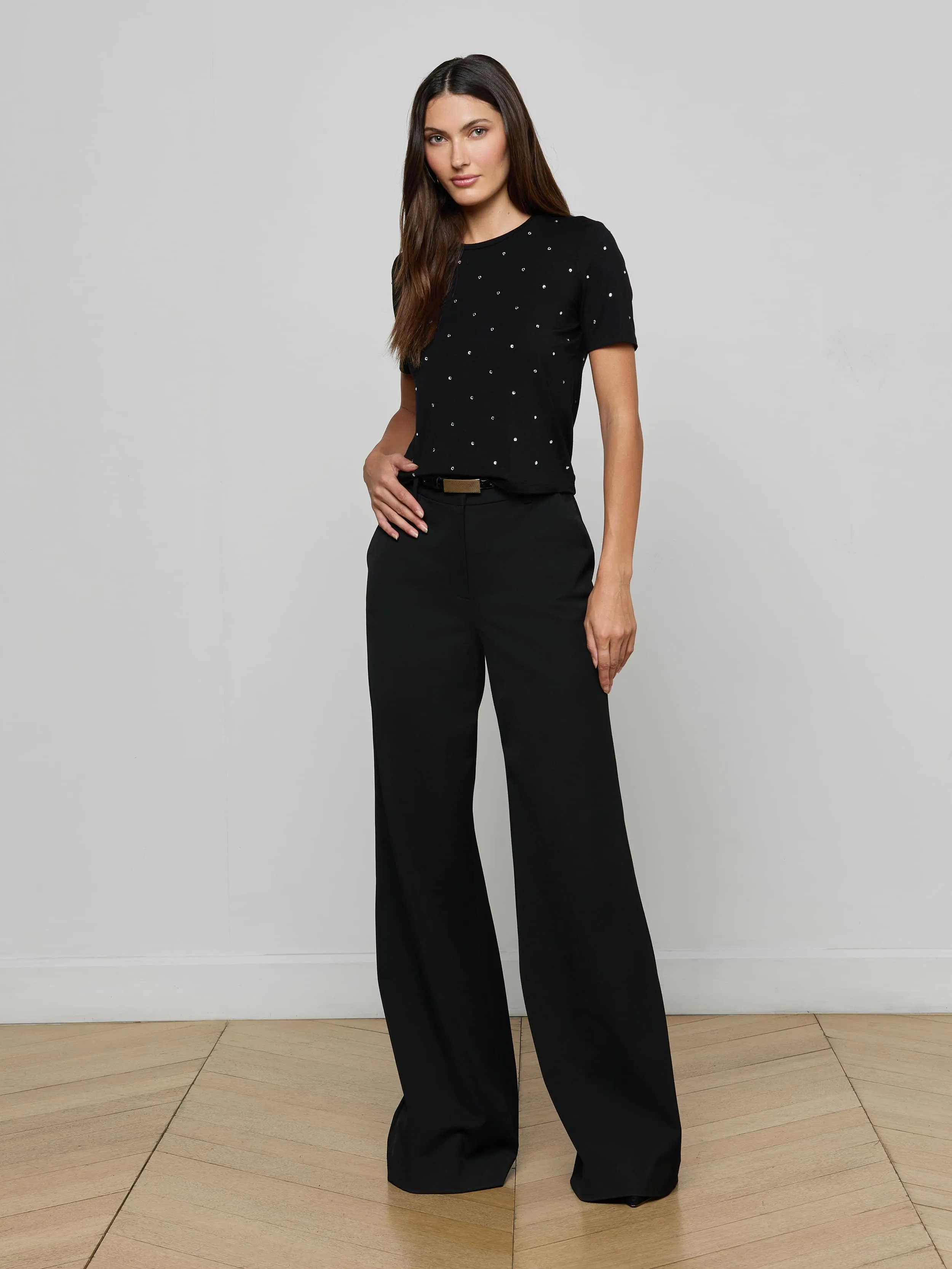 Stormy Embellished Tee sold by L'AGENCE product image thumbnail 3