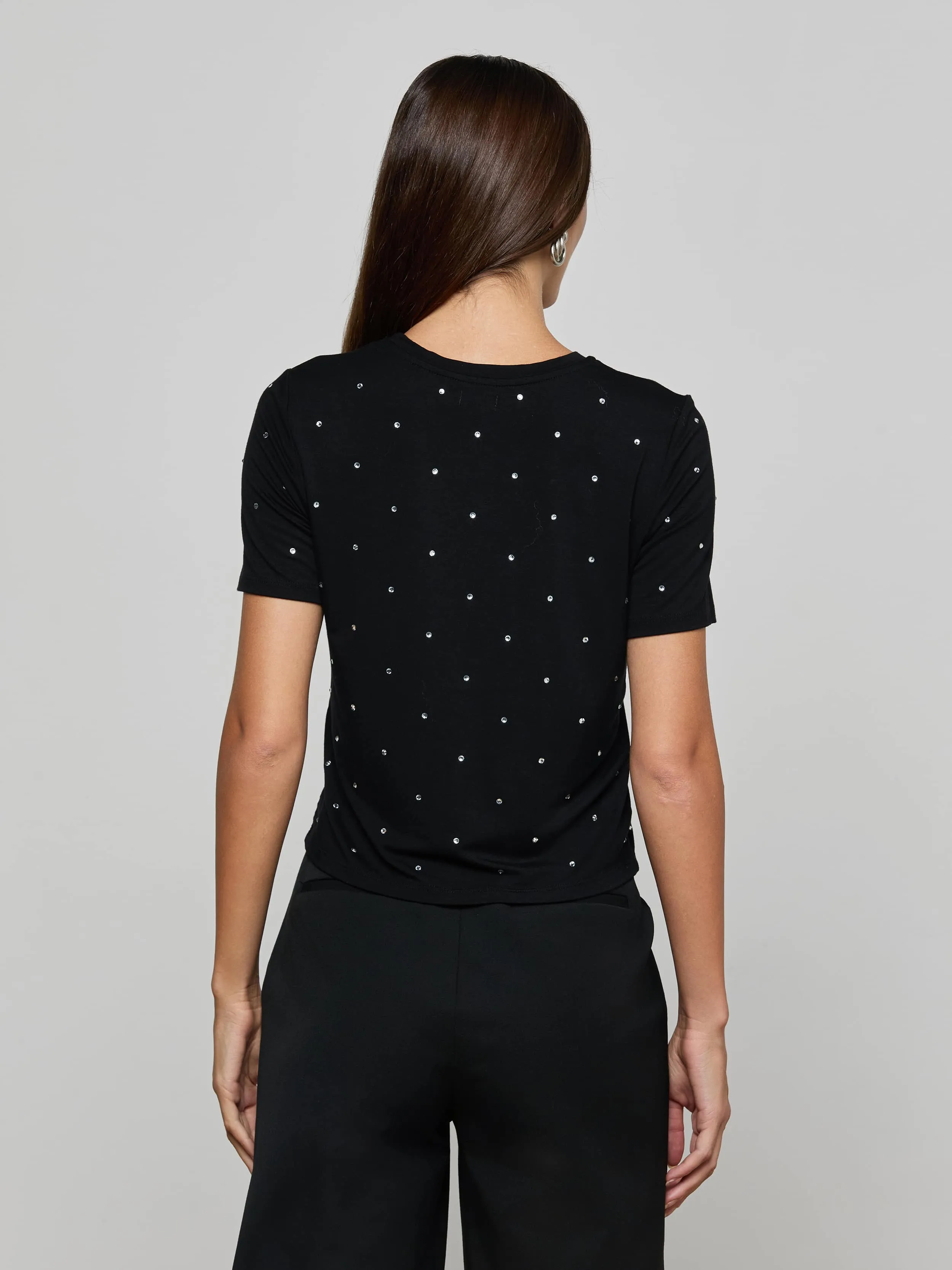 Stormy Embellished Tee sold by L'AGENCE product image thumbnail 4
