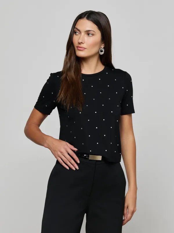 Stormy Embellished Tee made by L'AGENCE