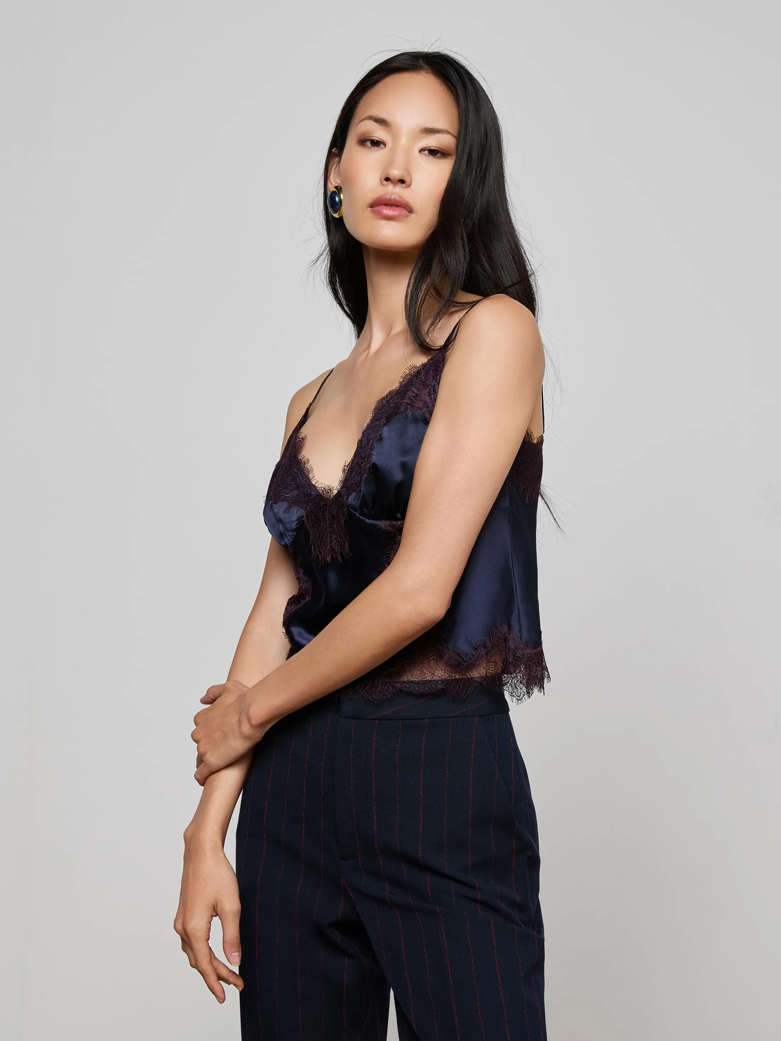 Kimber Silk Lace Camisole sold by L'AGENCE product image thumbnail 3