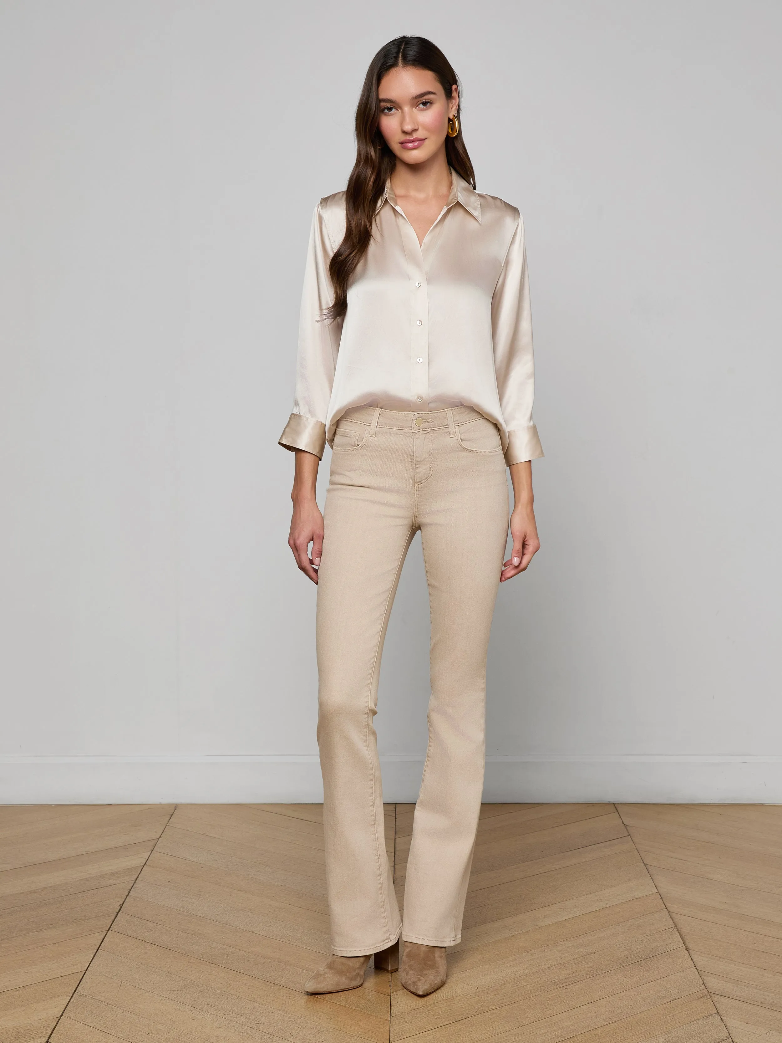 Dani Silk Blouse sold by L'AGENCE product image thumbnail 4