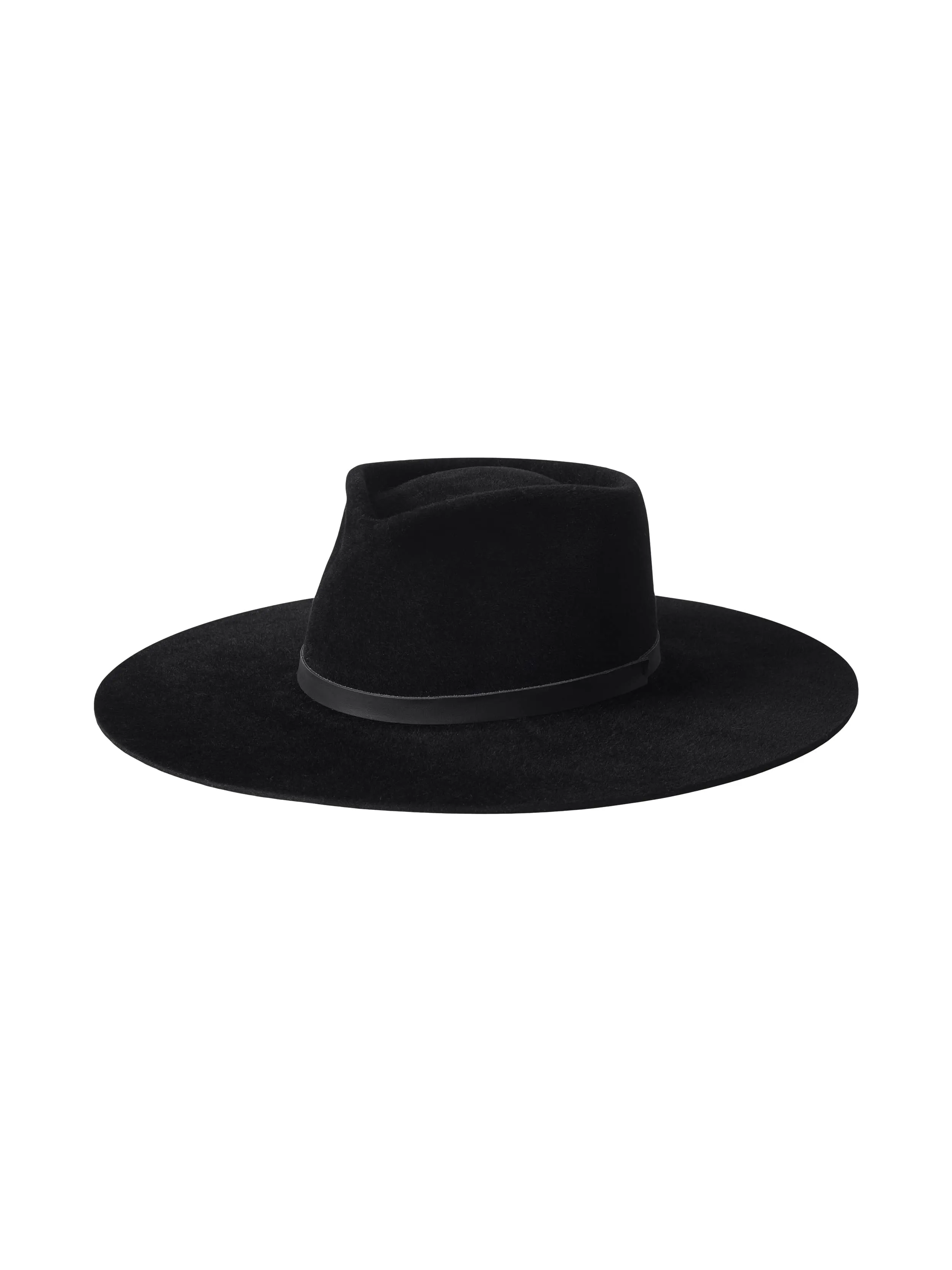 Reyes Leather Band Fedora sold by L'AGENCE product image thumbnail 4