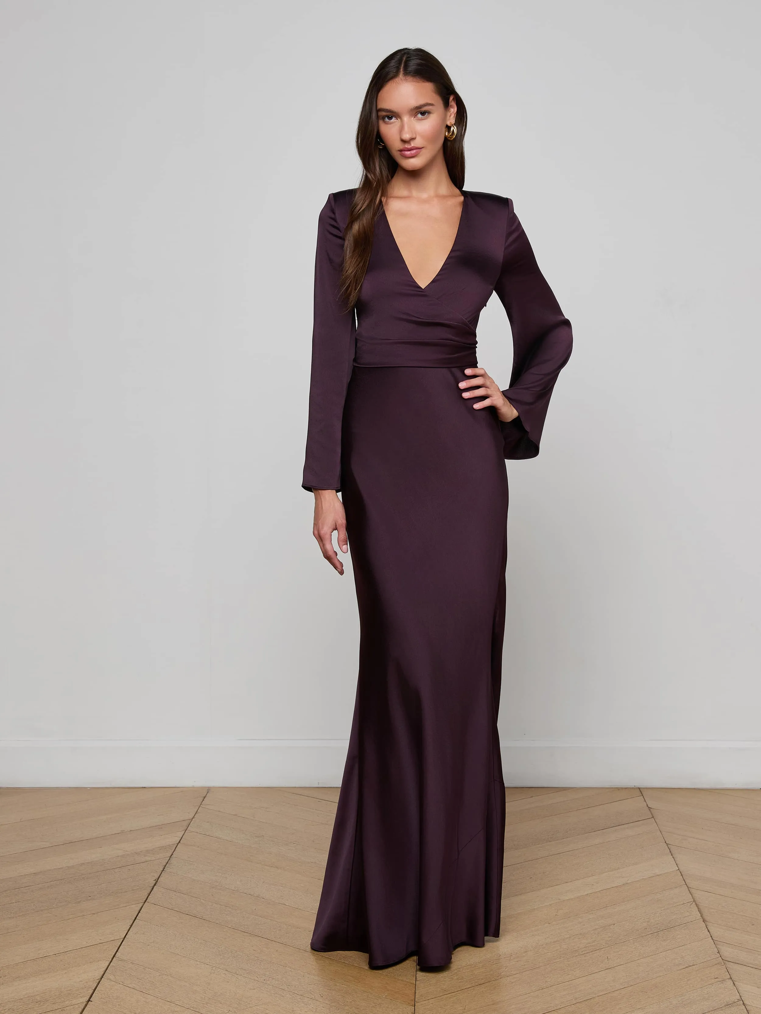 Manon Satin Gown sold by L'AGENCE