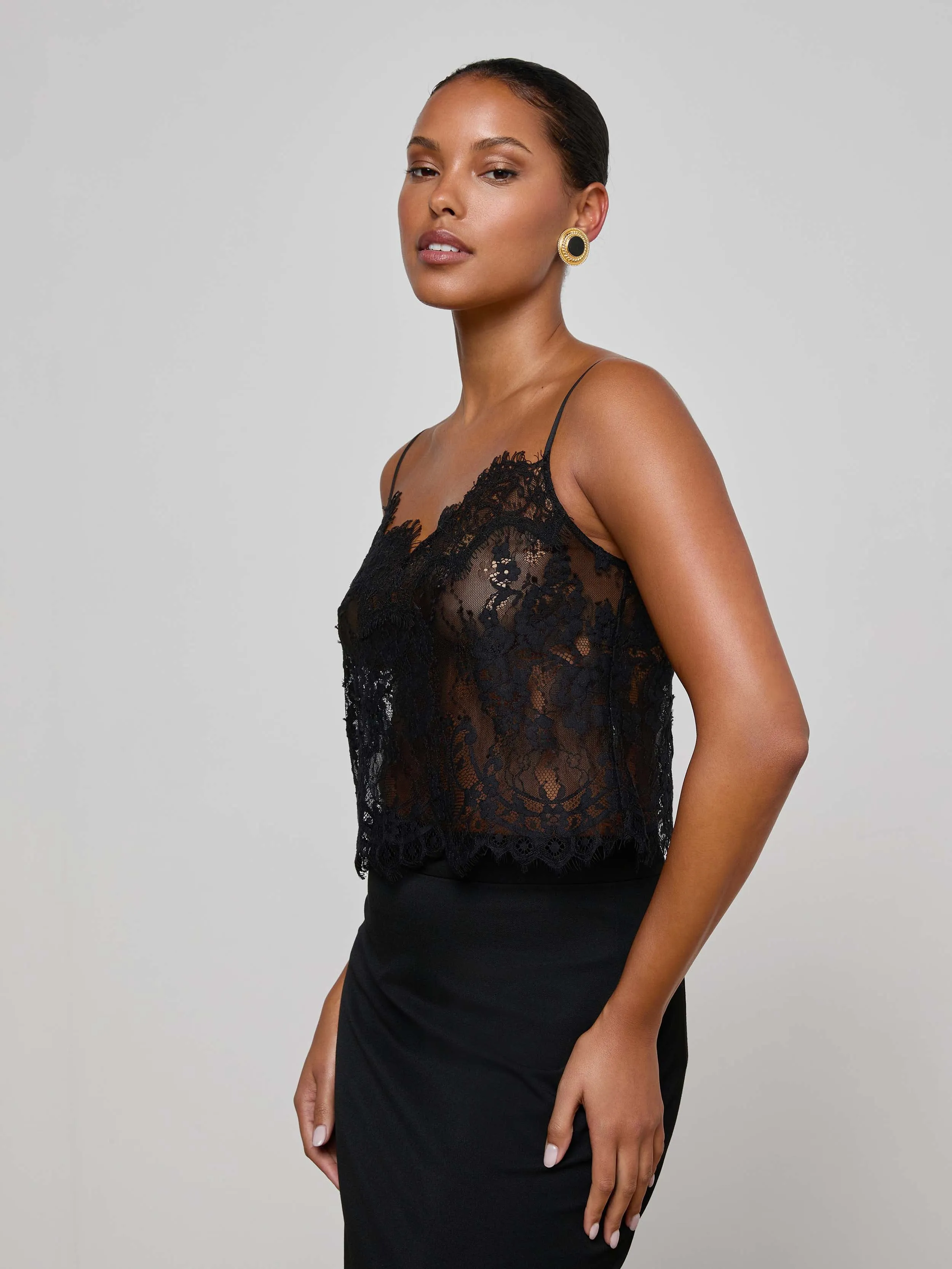 Caylee Lace Camisole sold by L'AGENCE product image thumbnail 2