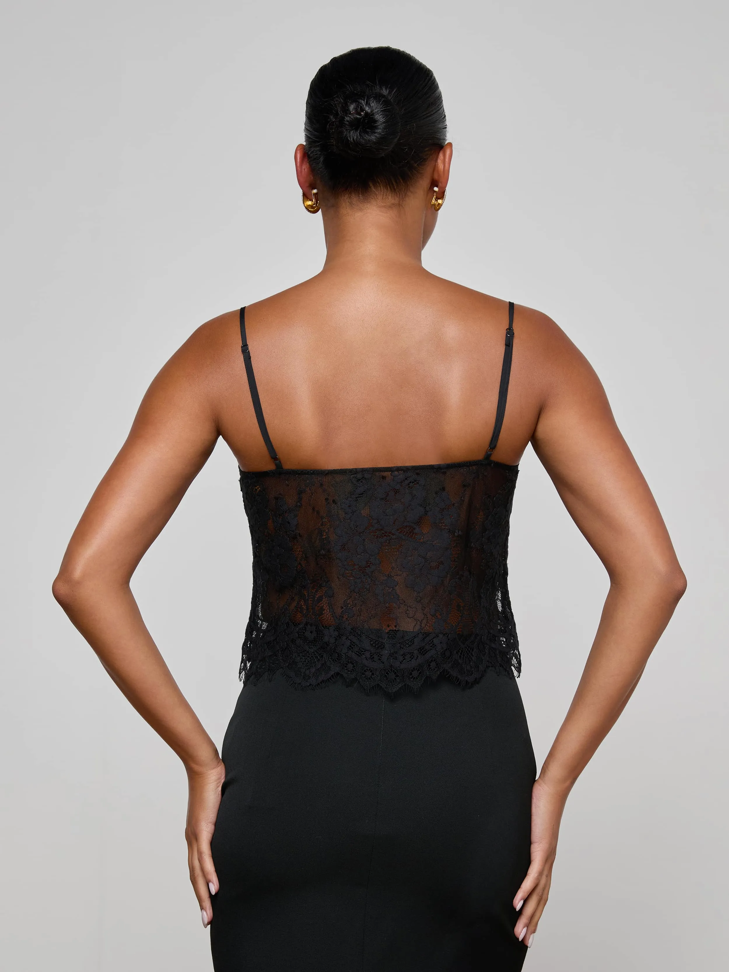 Caylee Lace Camisole sold by L'AGENCE product image thumbnail 4