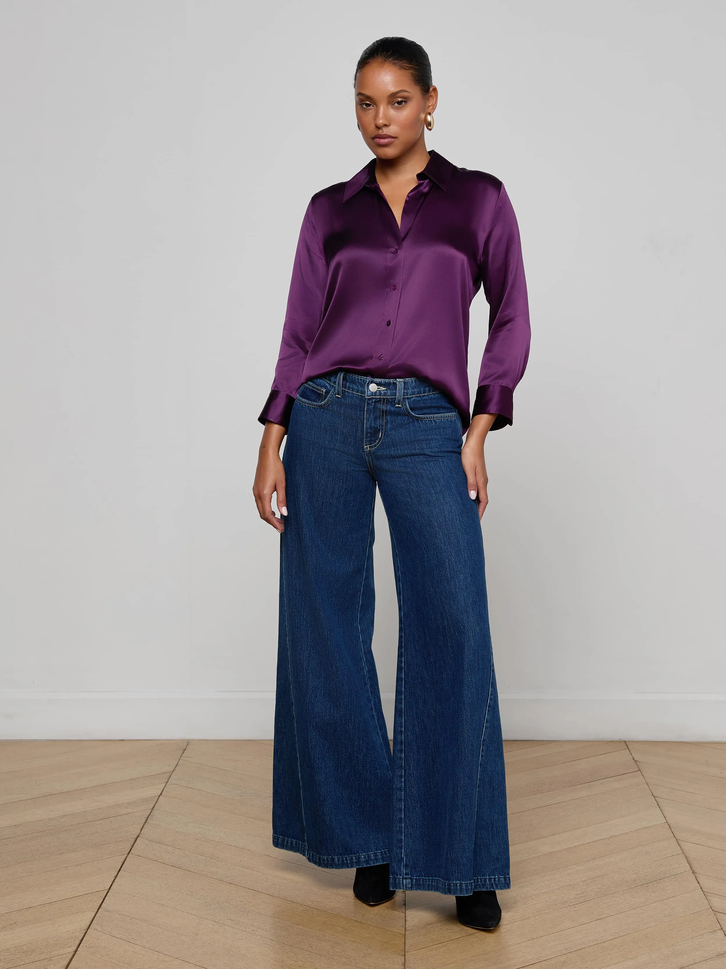 Dani Silk Blouse sold by L'AGENCE product image thumbnail 5