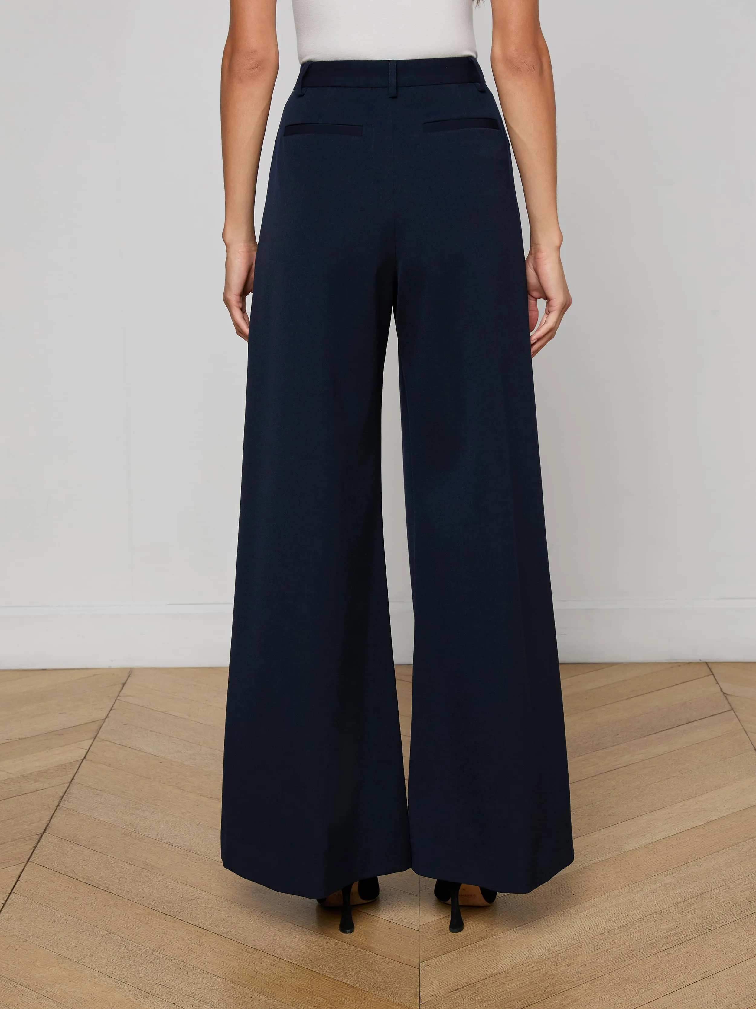 Chelsy Wide-Leg Pant sold by L'AGENCE product image thumbnail 4