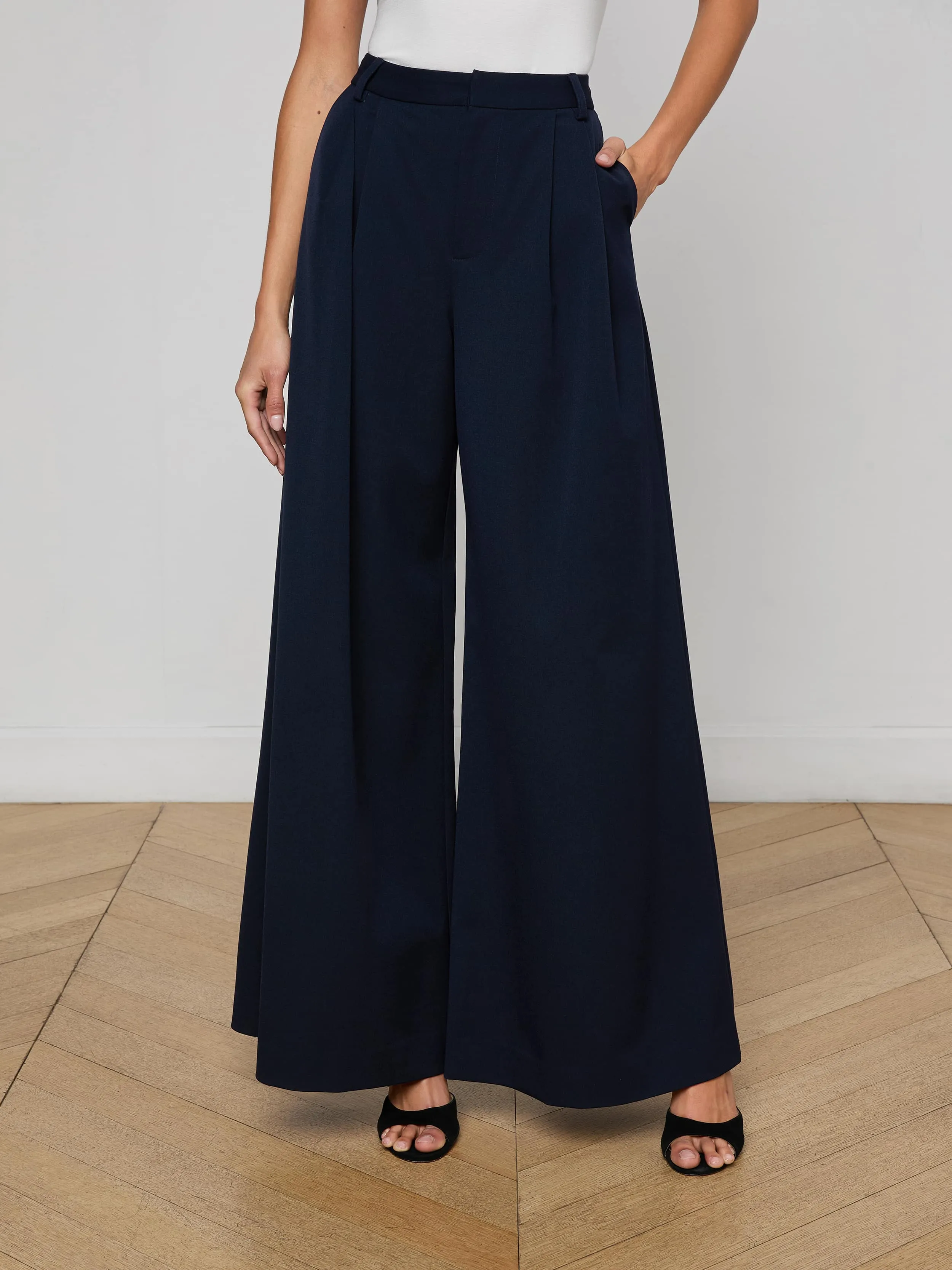 Chelsy Wide-Leg Pant sold by L'AGENCE product image thumbnail 2