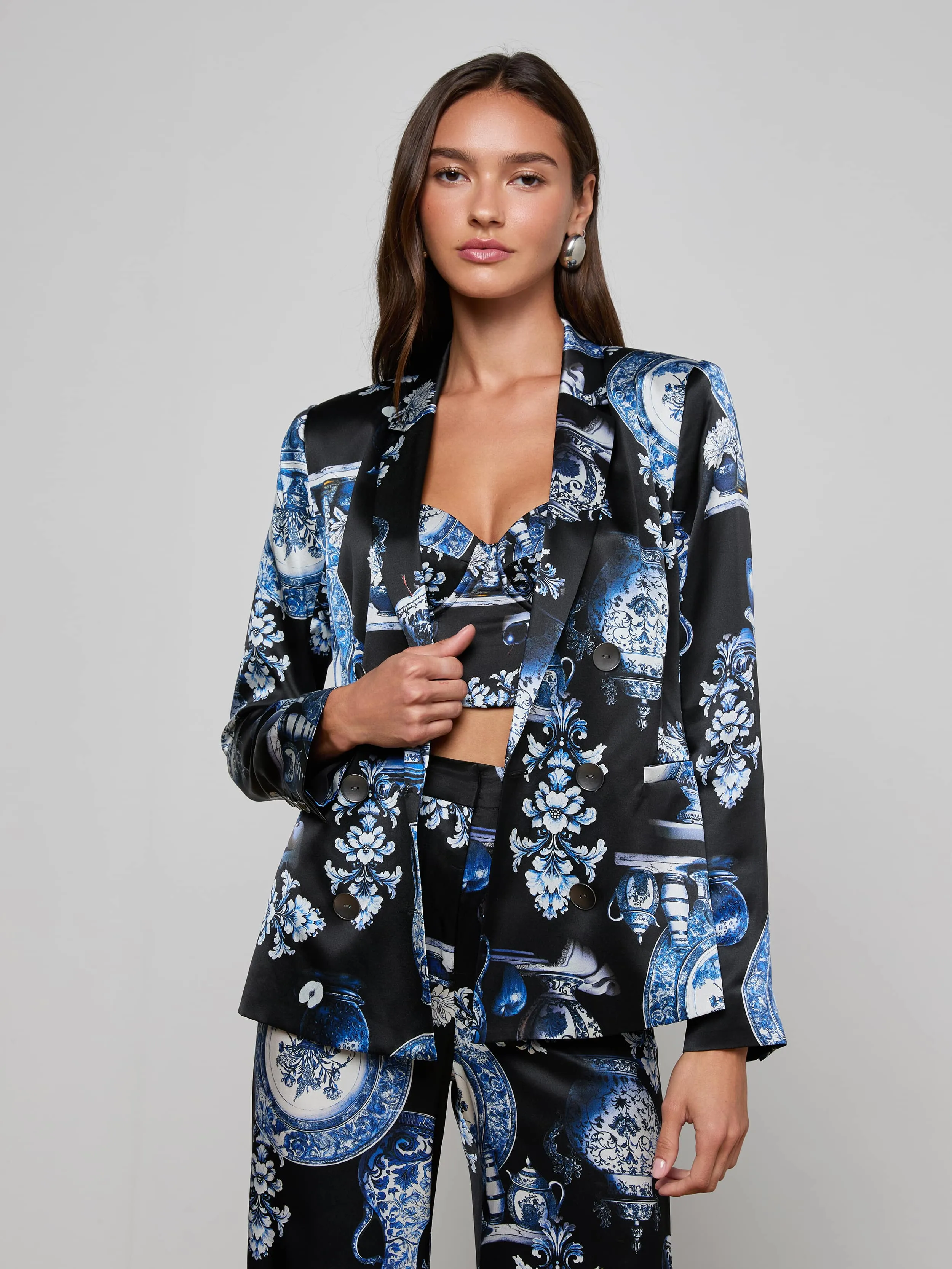Colin Silk Blazer sold by L'AGENCE
