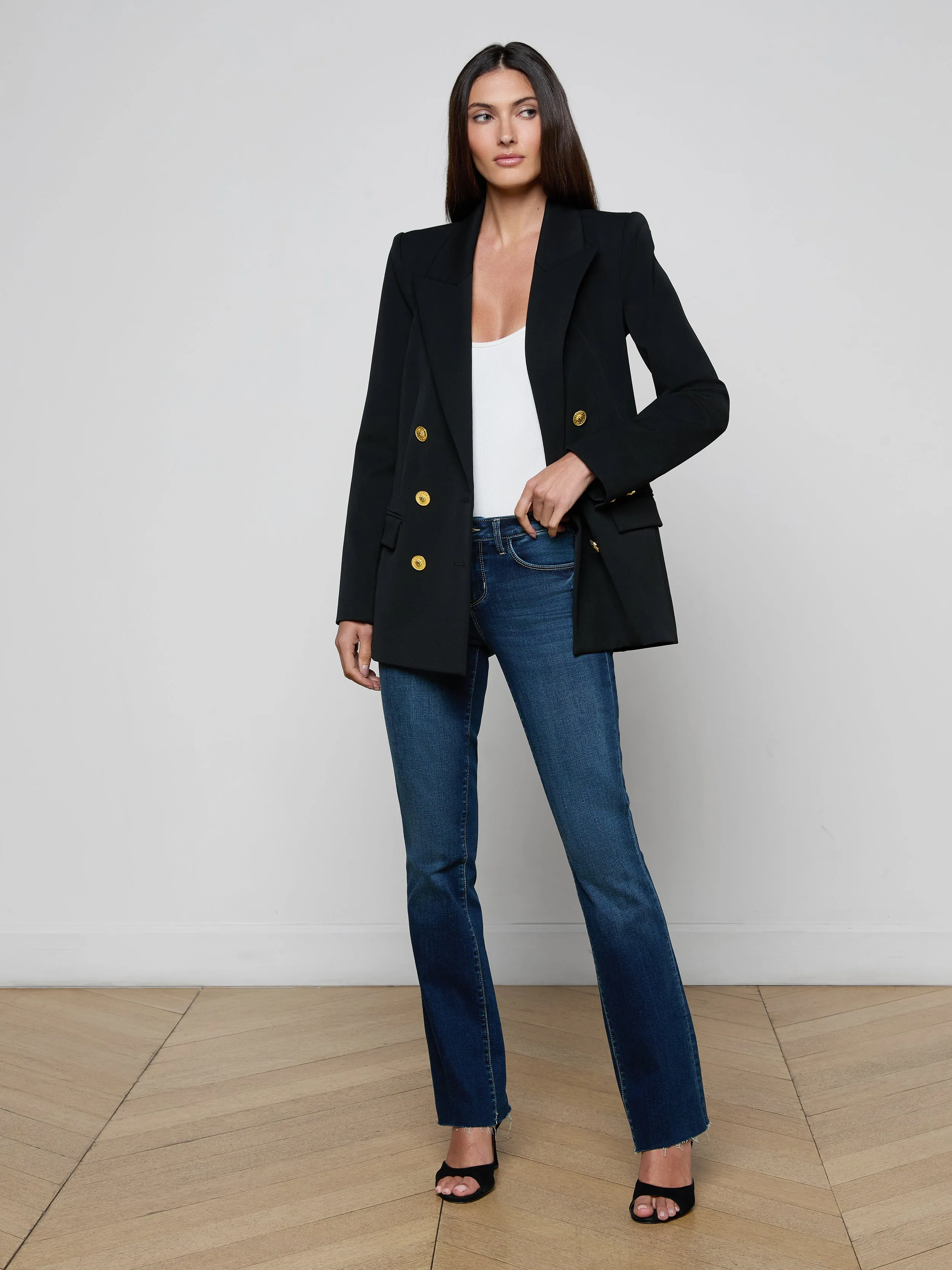 Cambrie Oversized Blazer sold by L'AGENCE product image thumbnail 2