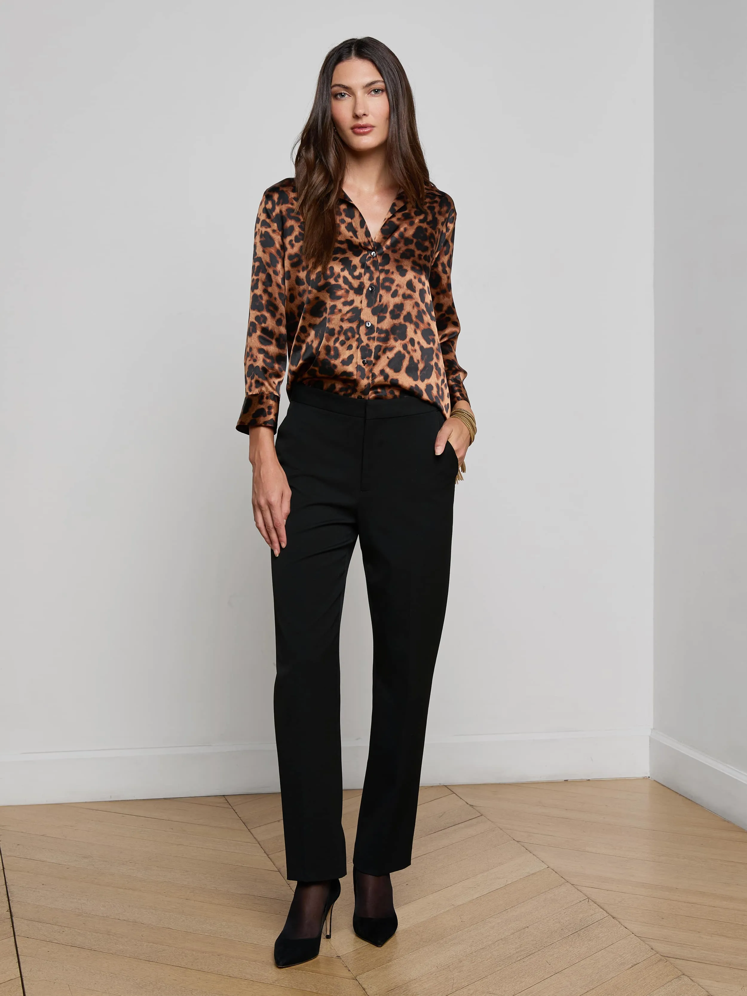 Dani Silk Blouse sold by L'AGENCE product image thumbnail 3