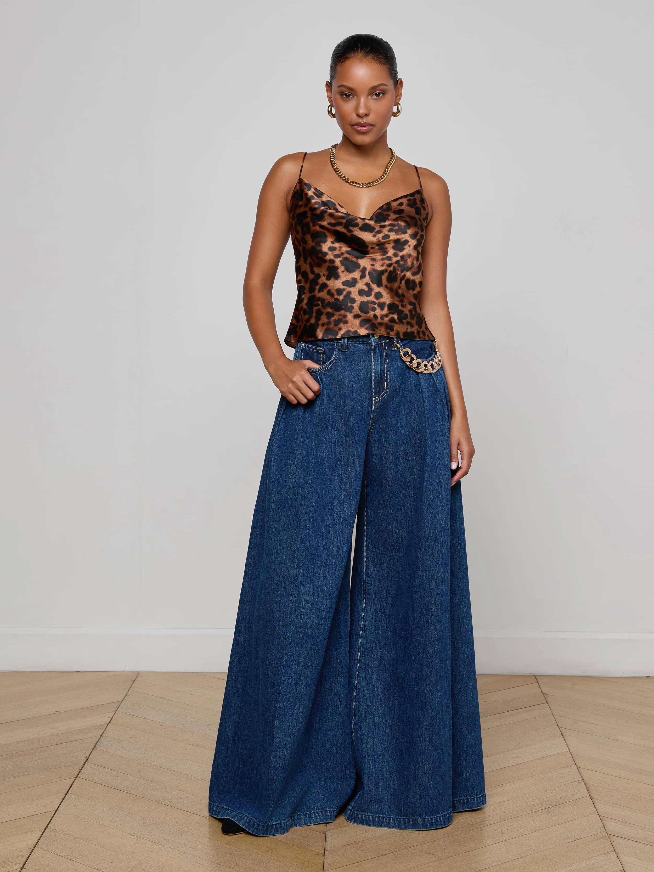 Calista Silk Camisole sold by L'AGENCE product image thumbnail 3