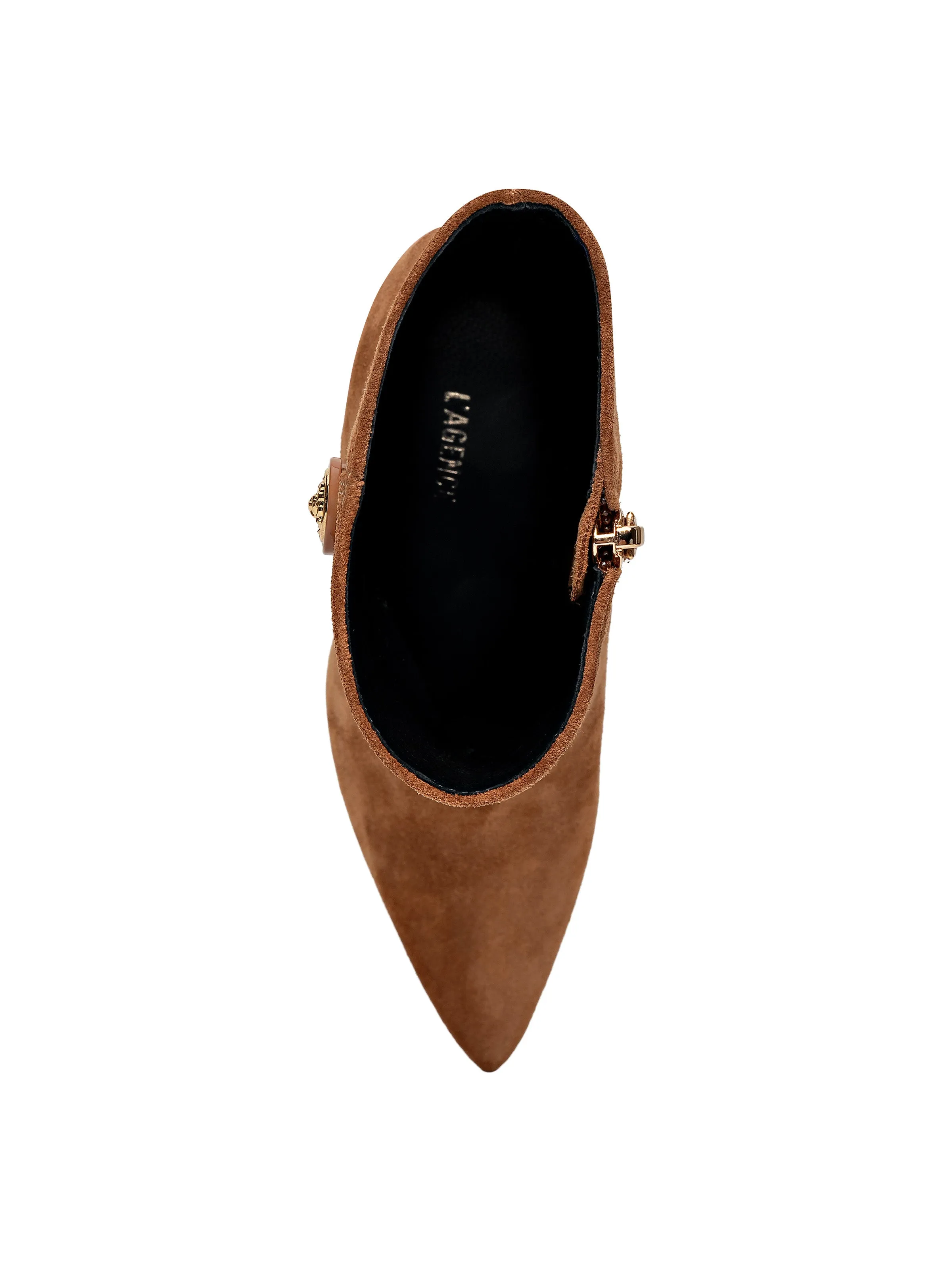 Theodora Block-Heel Bootie sold by L'AGENCE product image thumbnail 5