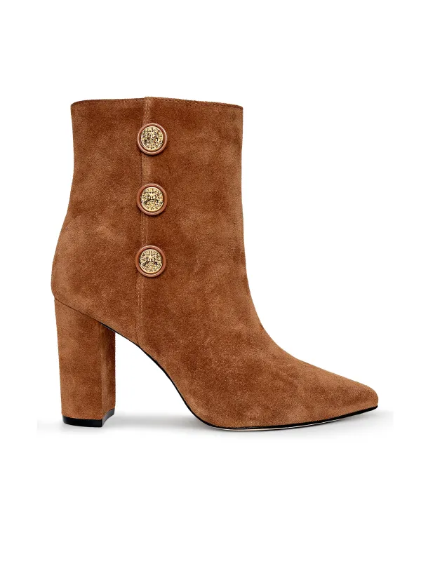 Theodora Block-Heel Bootie sold by L'AGENCE