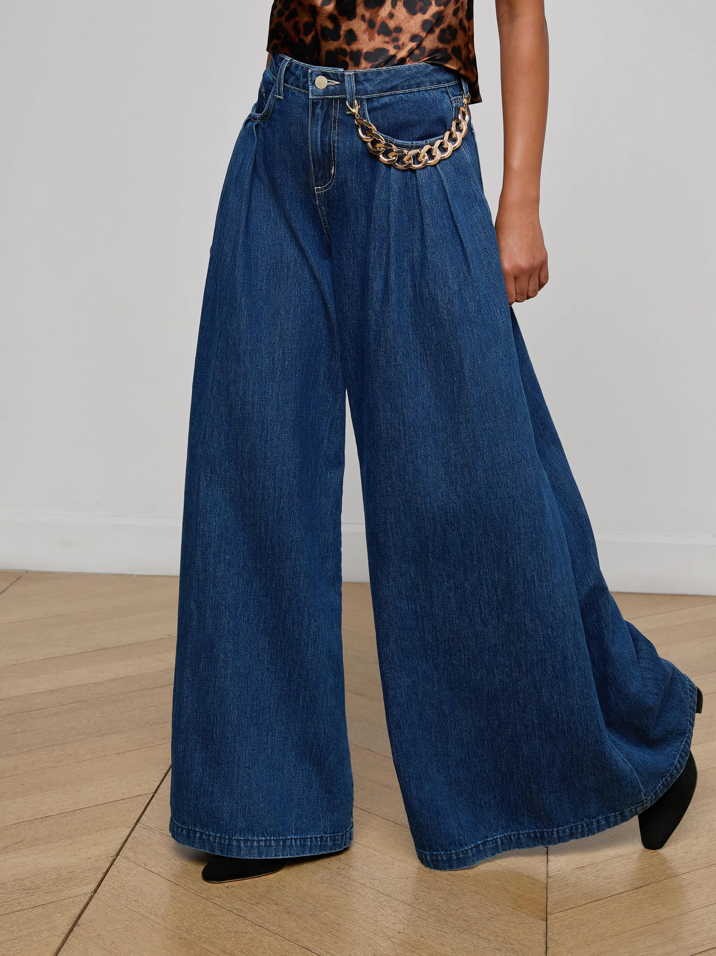 Chayse Wide-Leg Jean sold by L'AGENCE product image thumbnail 3