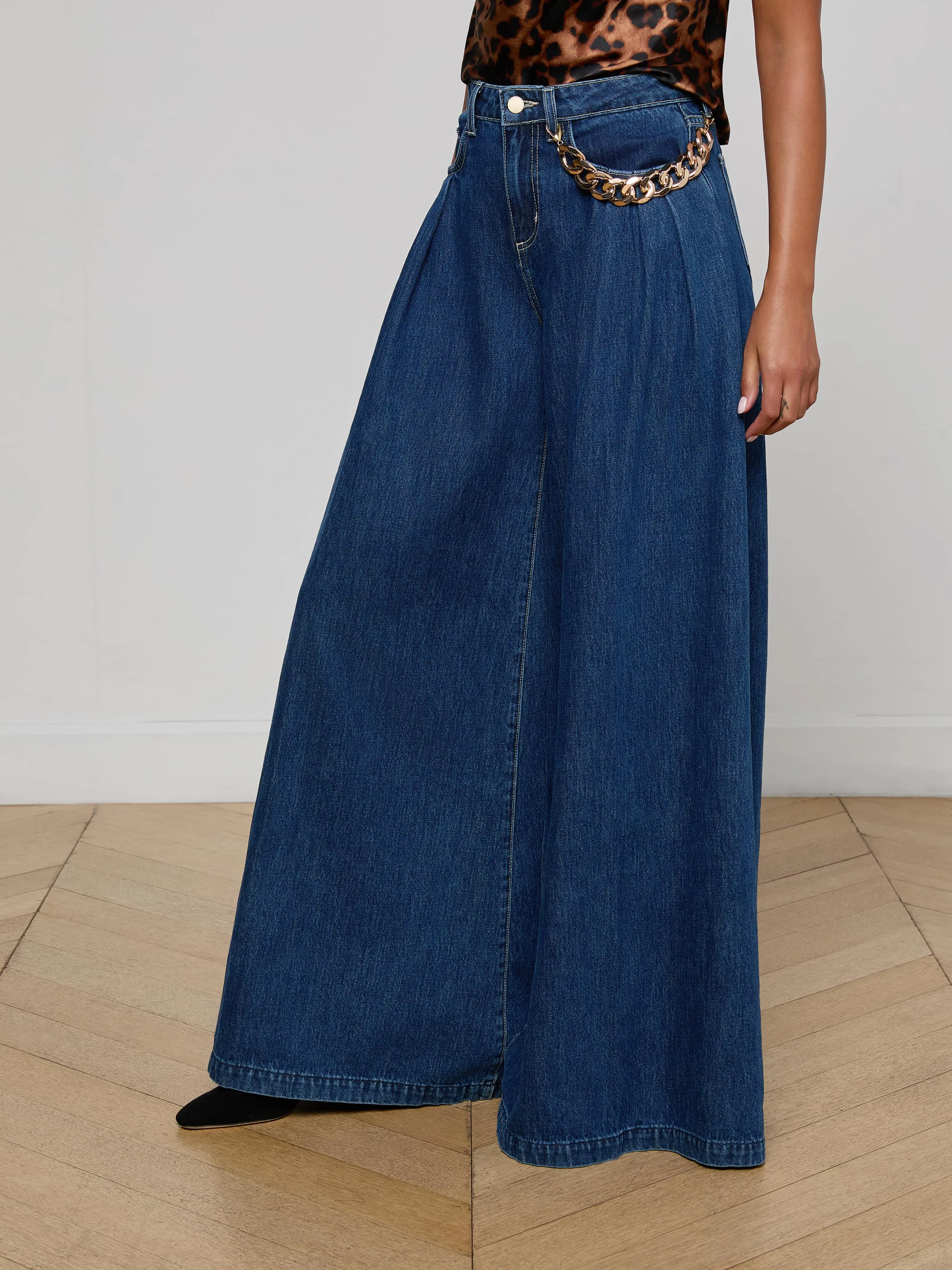 Chayse Wide-Leg Jean sold by L'AGENCE product image thumbnail 4