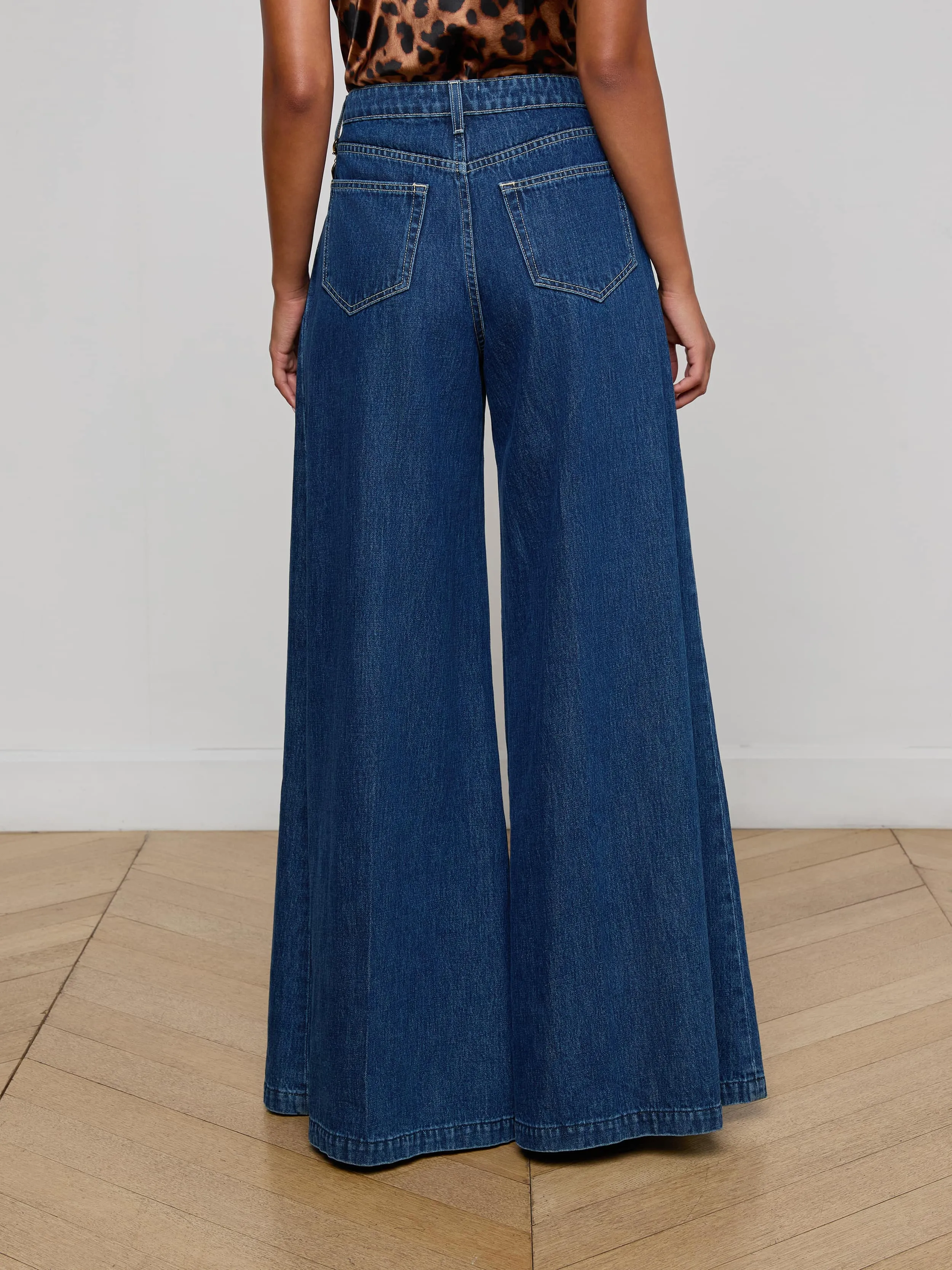 Chayse Wide-Leg Jean sold by L'AGENCE product image thumbnail 5