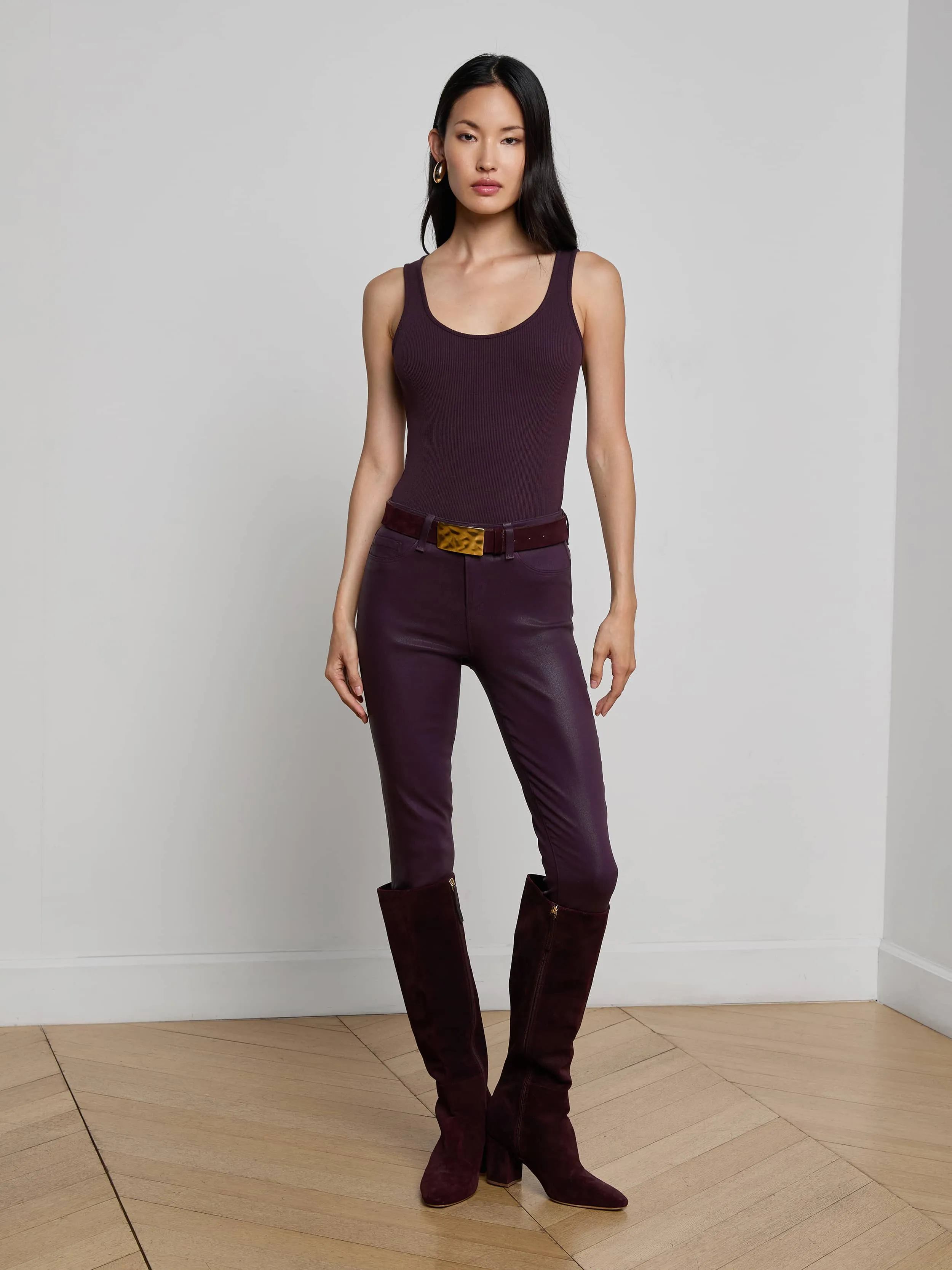 Adira Scoopneck Tank sold by L'AGENCE product image thumbnail 3