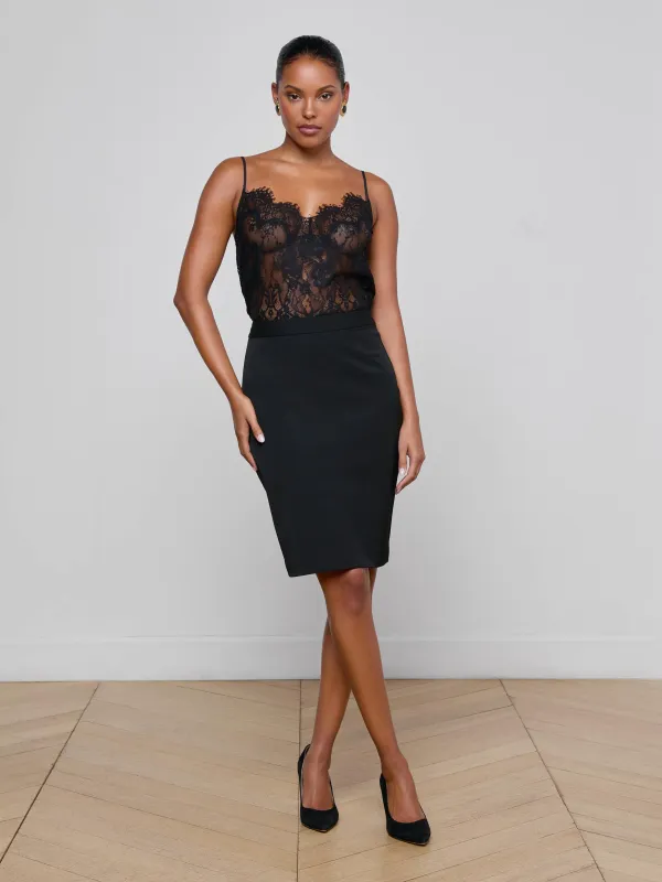 Olyvia Pencil Skirt sold by L'AGENCE