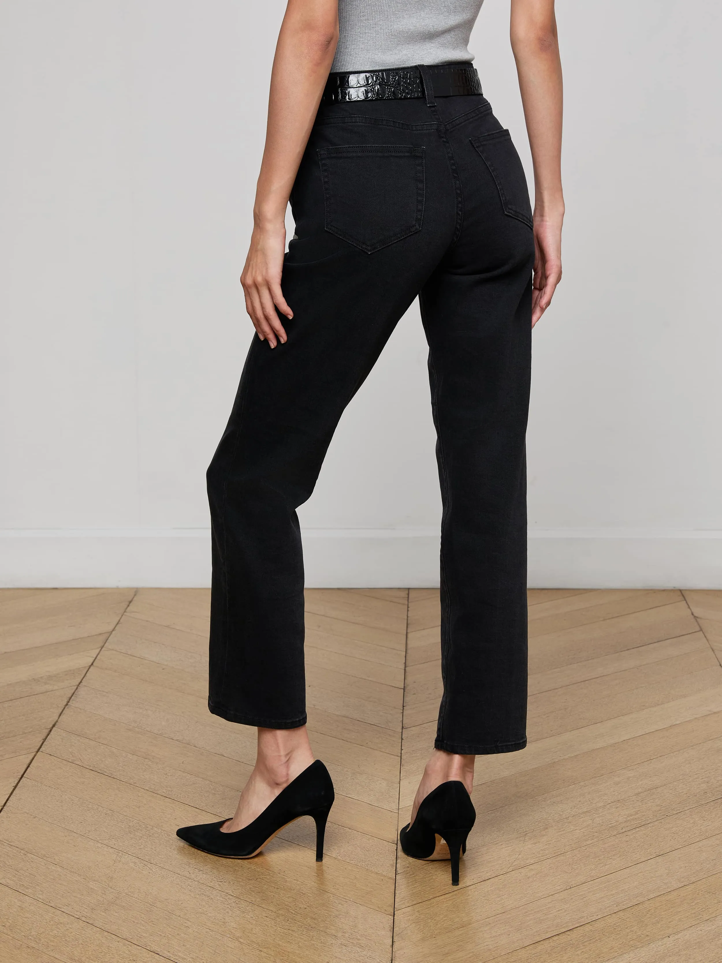 Milana Slouchy Stovepipe Jean sold by L'AGENCE product image thumbnail 4