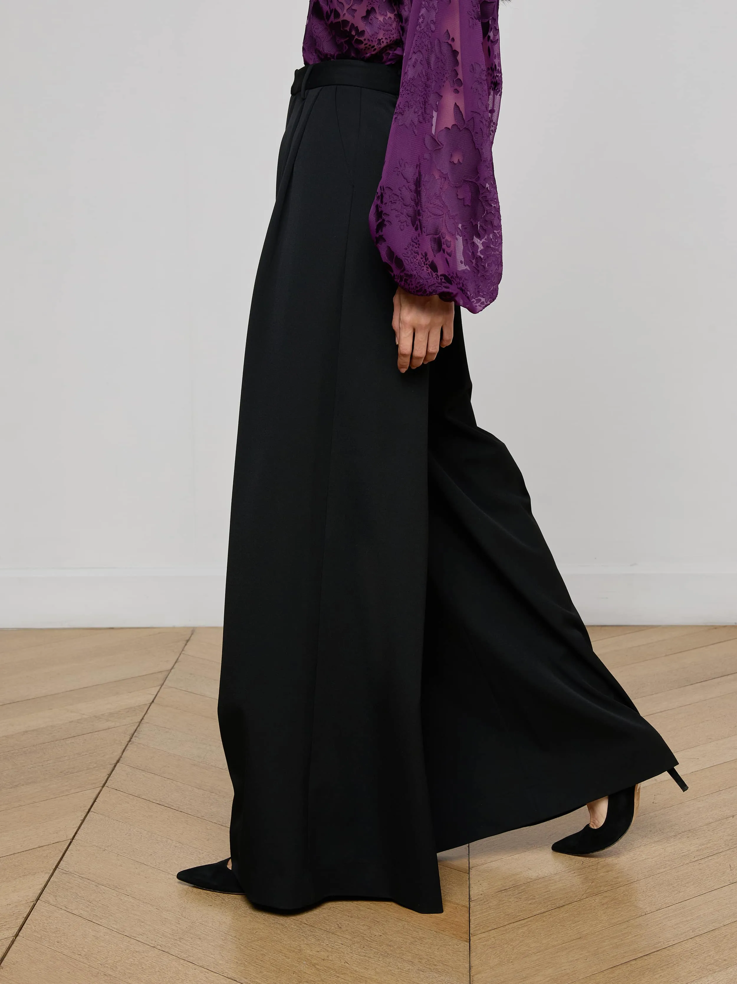 Chelsy Wide-Leg Pant sold by L'AGENCE product image thumbnail 4