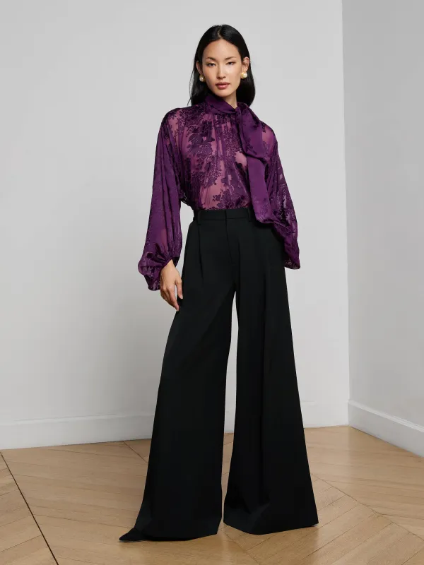 Chelsy Wide-Leg Pant sold by L'AGENCE