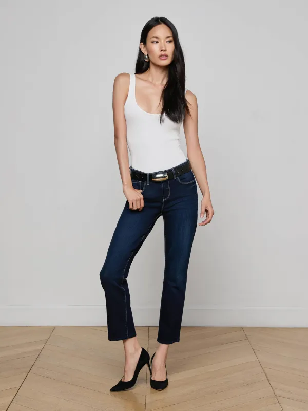 Aiden Low-Rise Slim-Leg Jean sold by L'AGENCE
